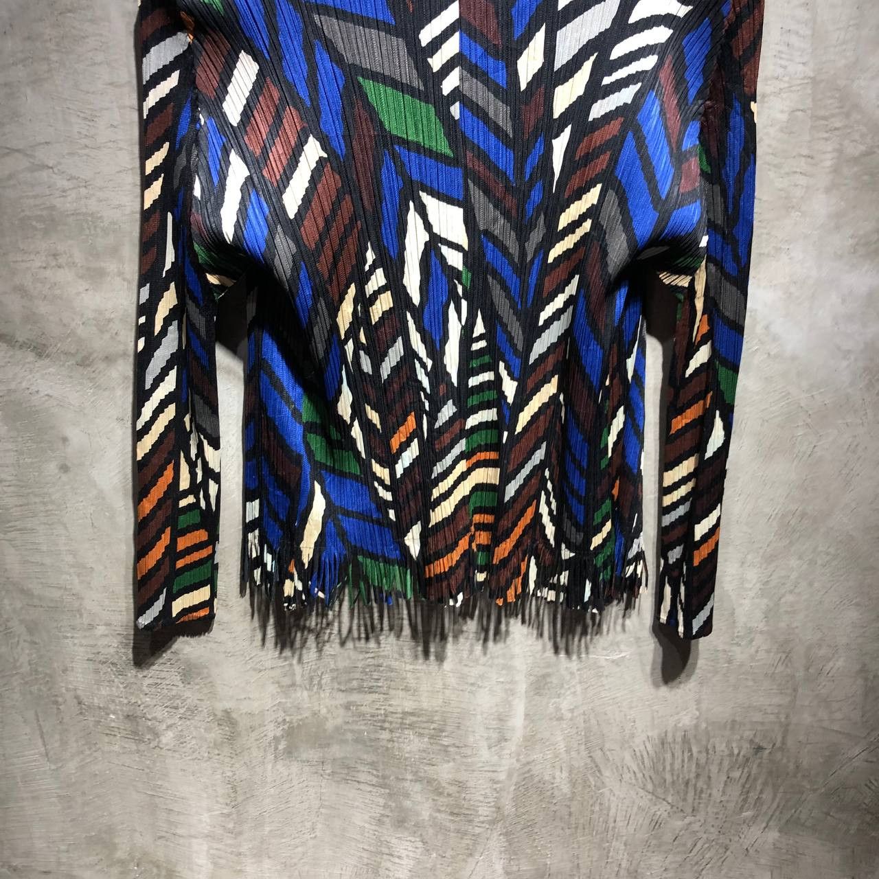 Pleats Please Issey Miyake Issey Miyake Pleats Please Multi Color Fringe cardigan Size S / US 4 / IT 40 - 10 Thumbnail