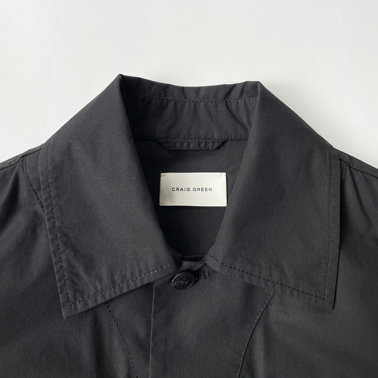 Craig Green Black Cotton Boxy Work Jacket Size US L / EU 52-54 / 3 - 5 Thumbnail