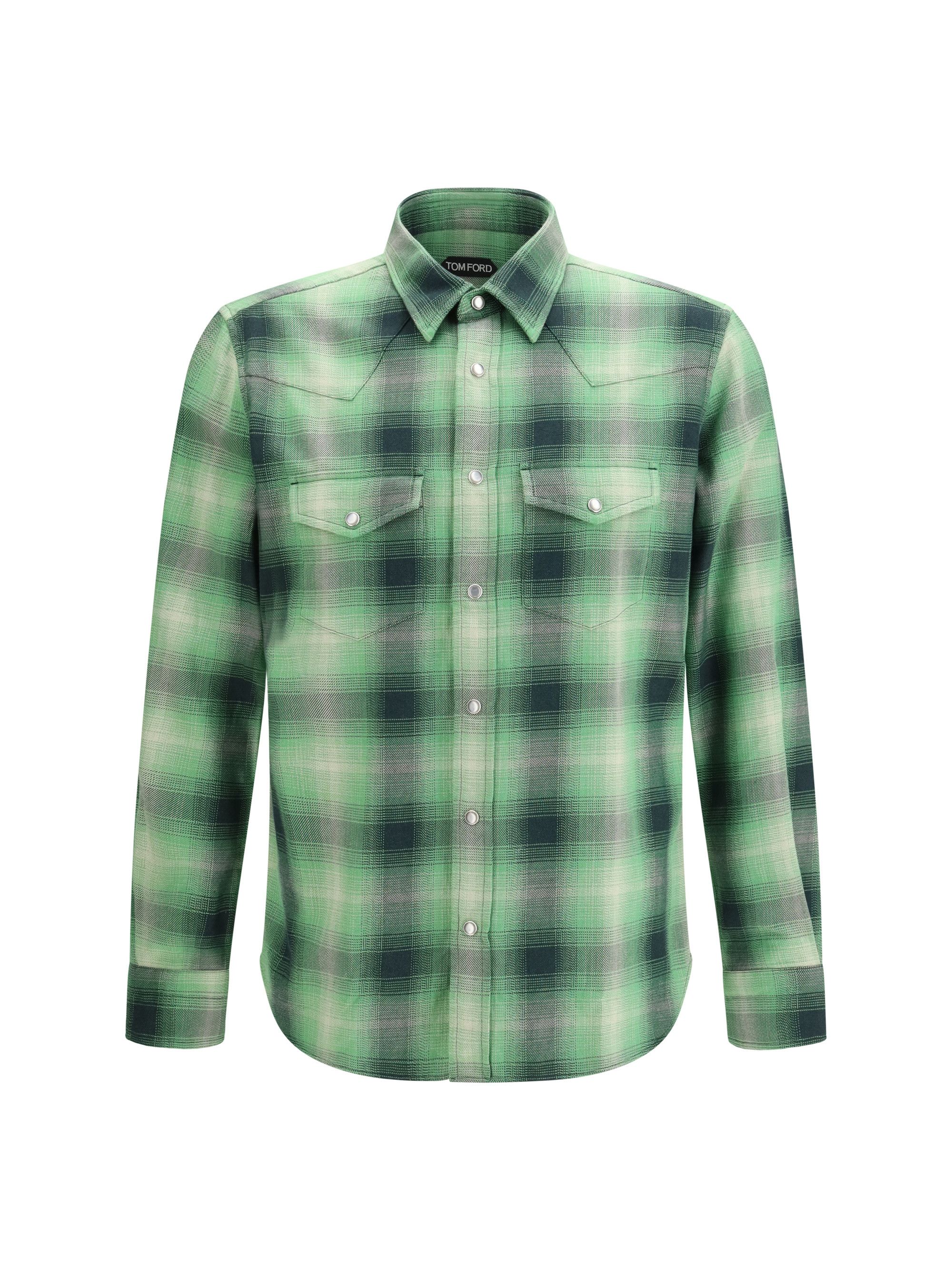 Tom Ford Check Shirt Size US L / EU 52-54 / 3 - 1 Thumbnail