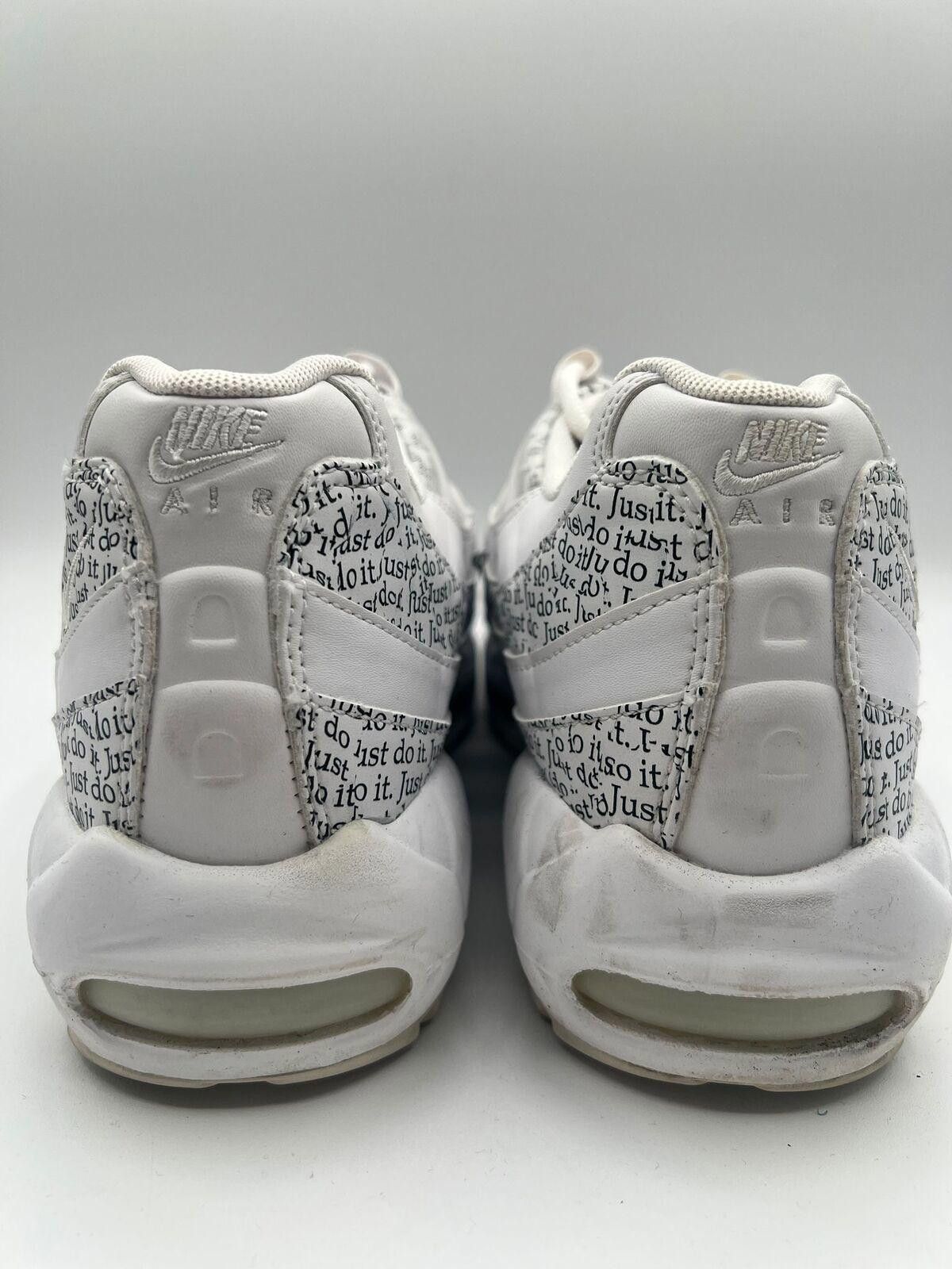 Nike Nike Men's Air Max 95 Just Do It White AV6246-100 SZ 10 USED Size US 10 / EU 43 - 2 Thumbnail