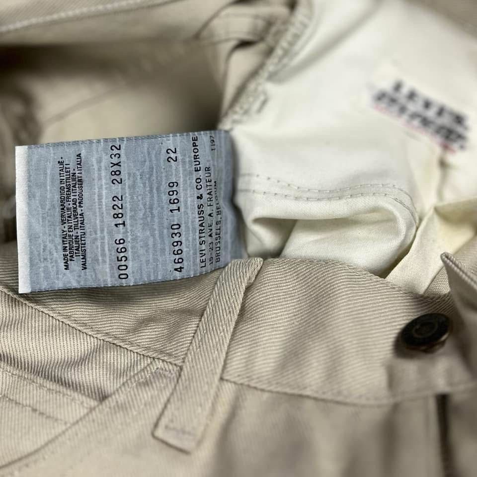 Levi's × Vintage Vintage 90s Levi's Sta-Prest Mens Trousers Made Italy Size US 28 / EU 44 - 4 Thumbnail
