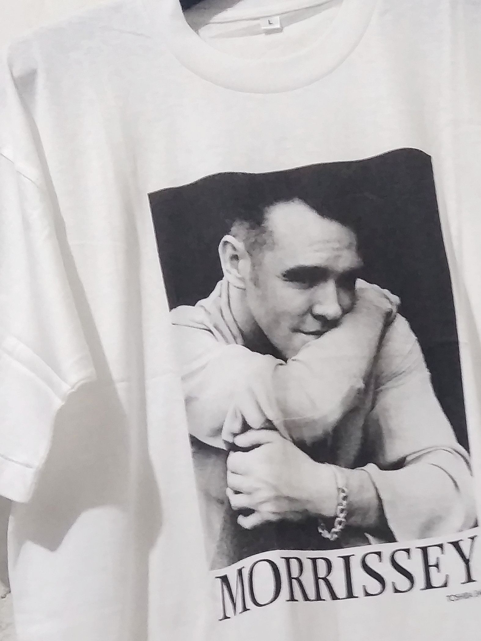 Band Tees Vintage 90s Morrissey promo tee britpop Oasis the Smith Size US L / EU 52-54 / 3 - 1 Thumbnail
