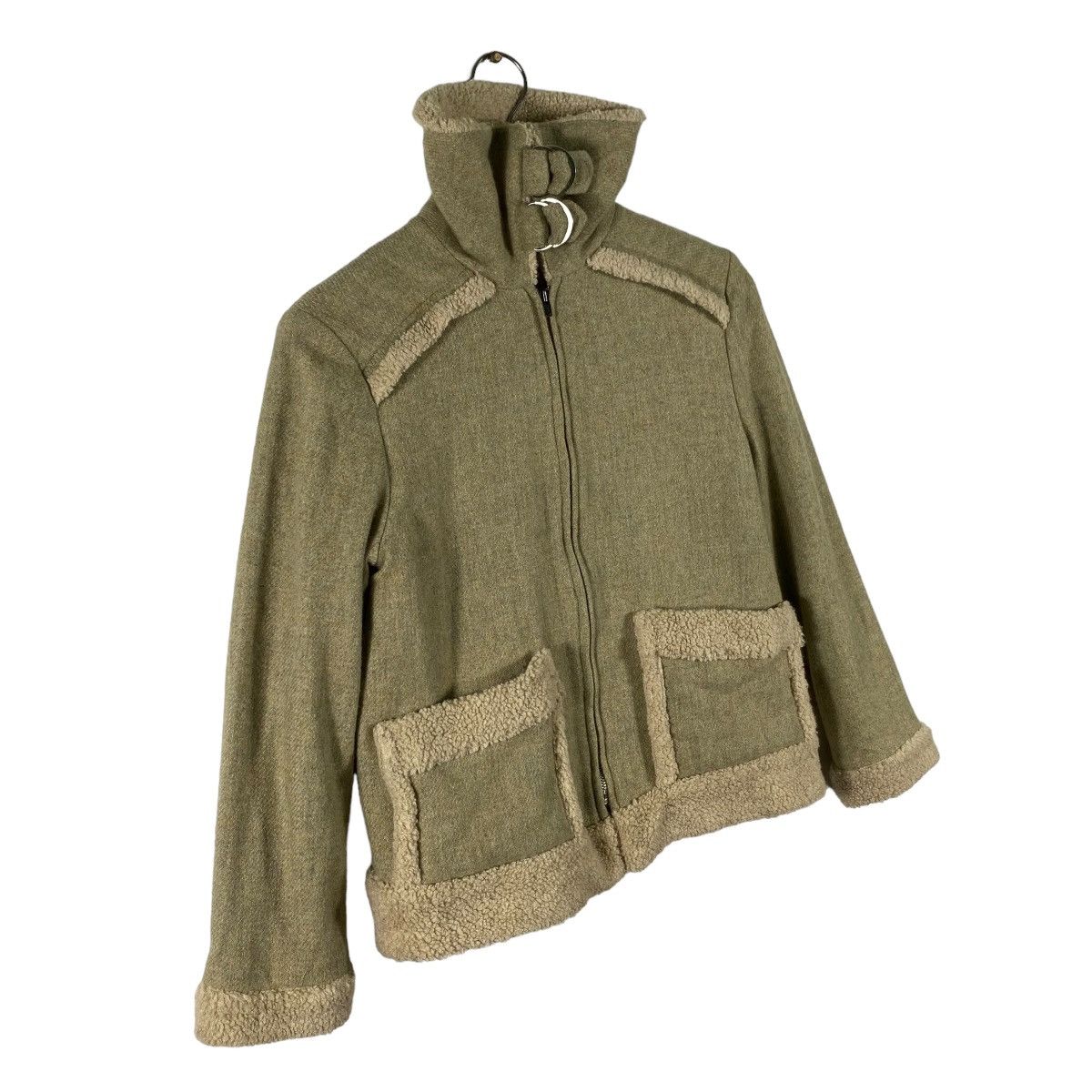 Marc Jacobs × Vintage Vintage Marc Jacobs Look Sherpa Zipper Jacket Size 4 Size XS / US 0-2 / IT 36-38 - 3 Thumbnail