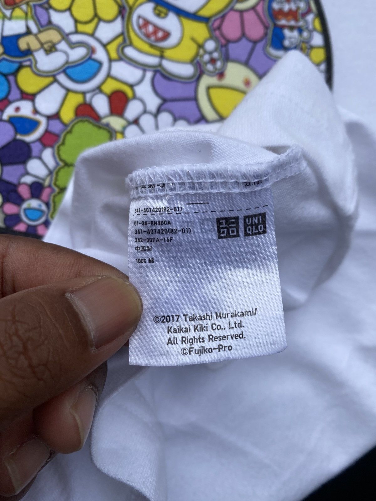 Takashi Murakami × Uniqlo Rare Uniqlo x Takashi Murakami Doraemon White Tshirt Size US L / EU 52-54 / 3 - 17 Thumbnail