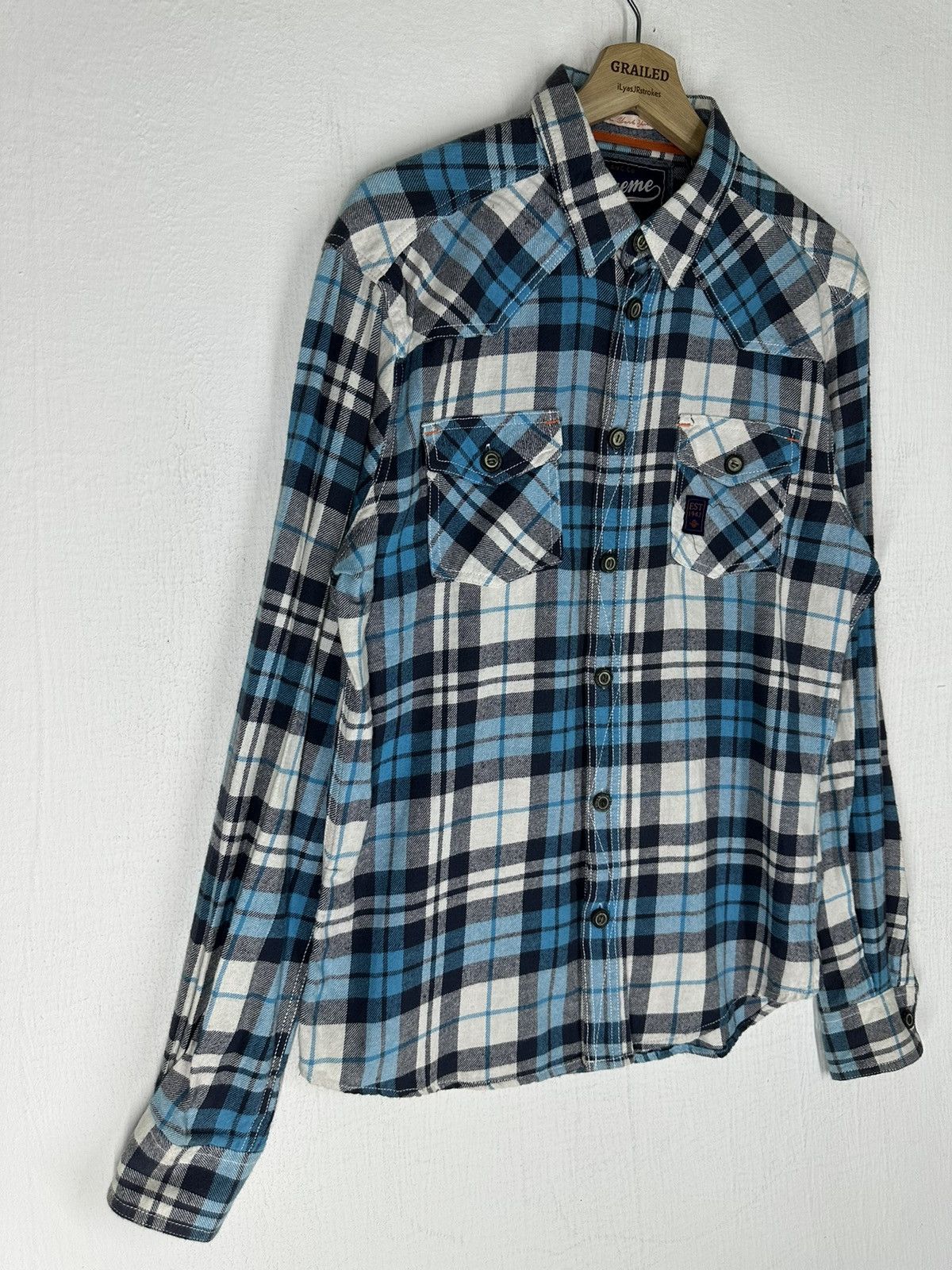 Flannel Supreme Flannel Long Sleeve Button Shirt Size US M / EU 48-50 / 2 - 3 Thumbnail