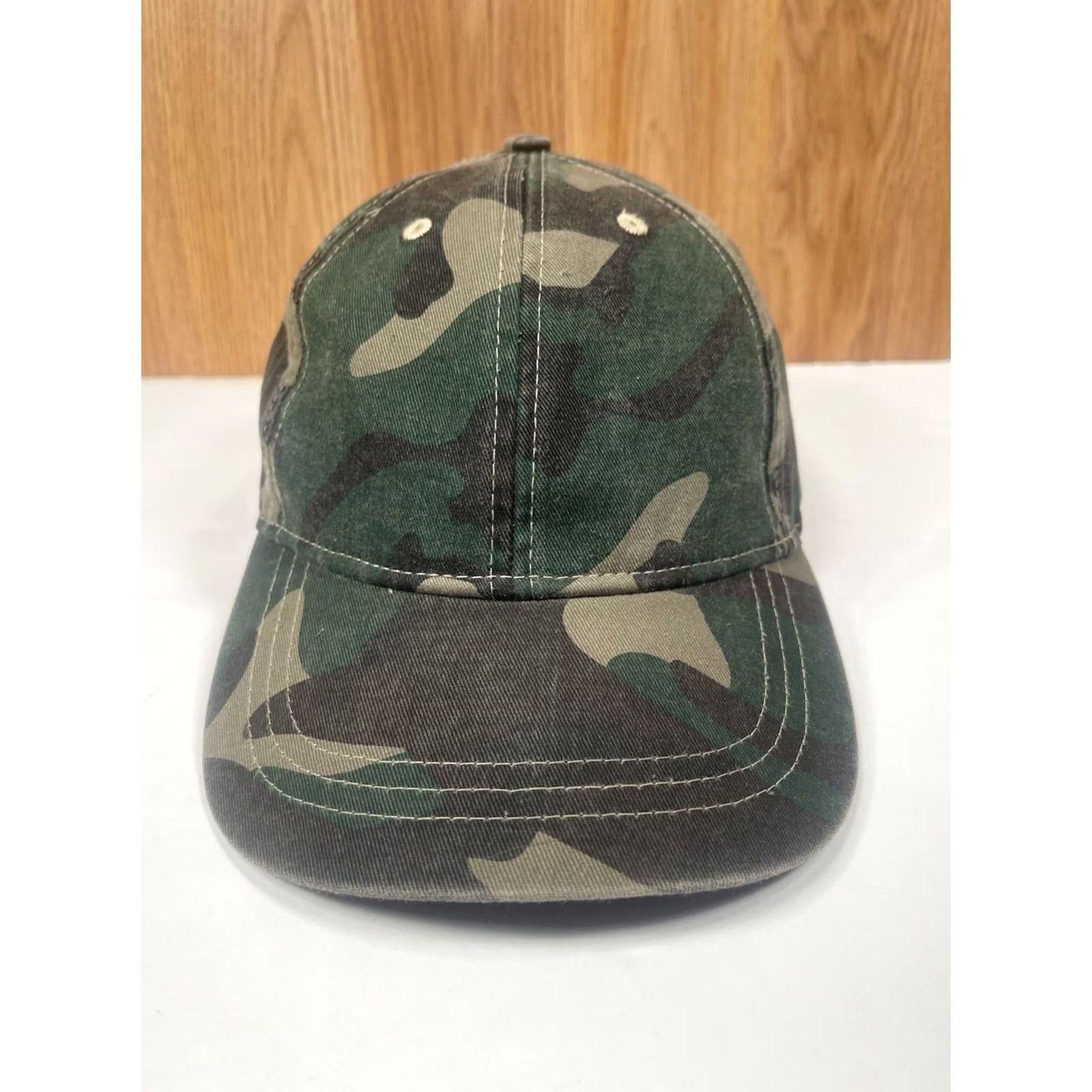 Vintage Infinity Blank Adult Adjustable StrapBack Baseball Hat Cap Camouflage Size ONE SIZE - 2 Thumbnail
