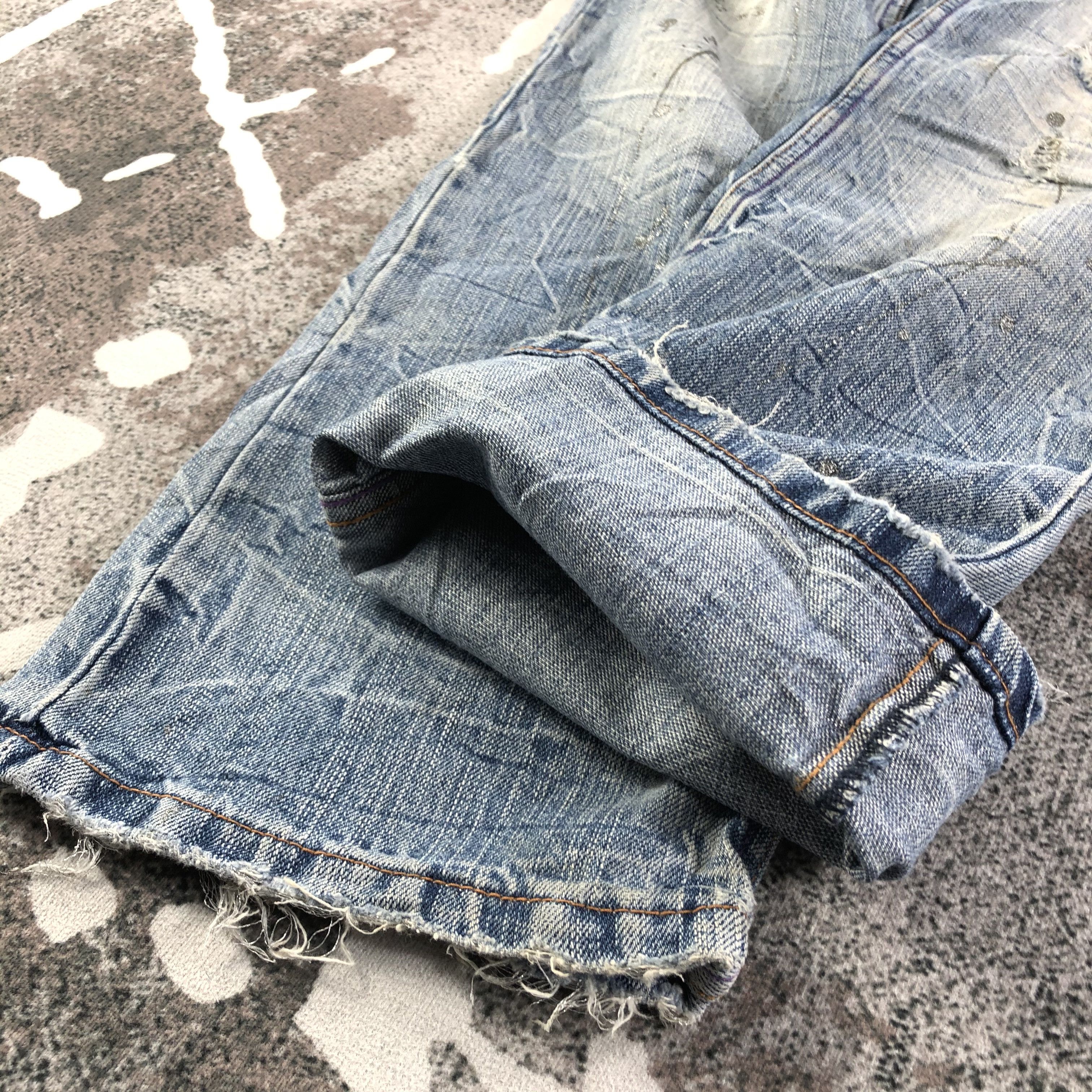 Japanese Brand Japanese Brand Nylous Clothing Jeans Distressed Denim KJ1805 Size US 30 / EU 46 - 6 Thumbnail
