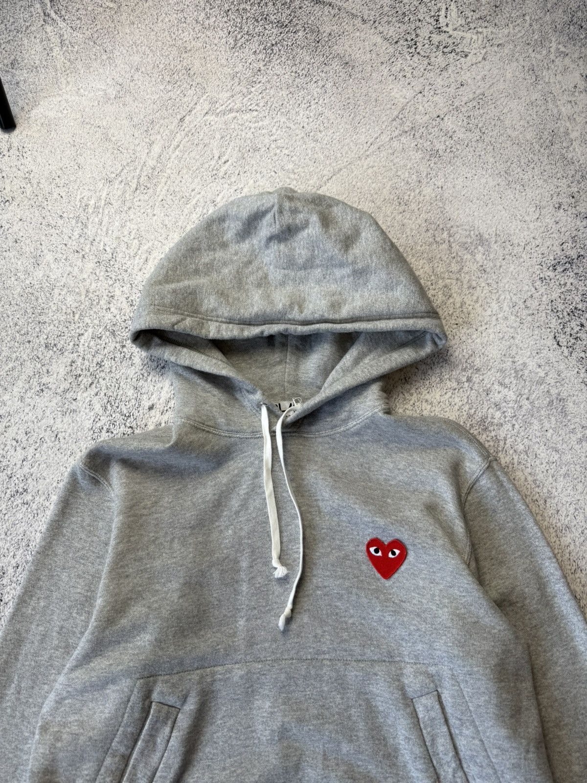 Comme des Garcons PLAY Comme Des Garcons Play CDG Grey Hoodie Sweatshirt Japanese Size M / US 6-8 / IT 42-44 - 9 Thumbnail