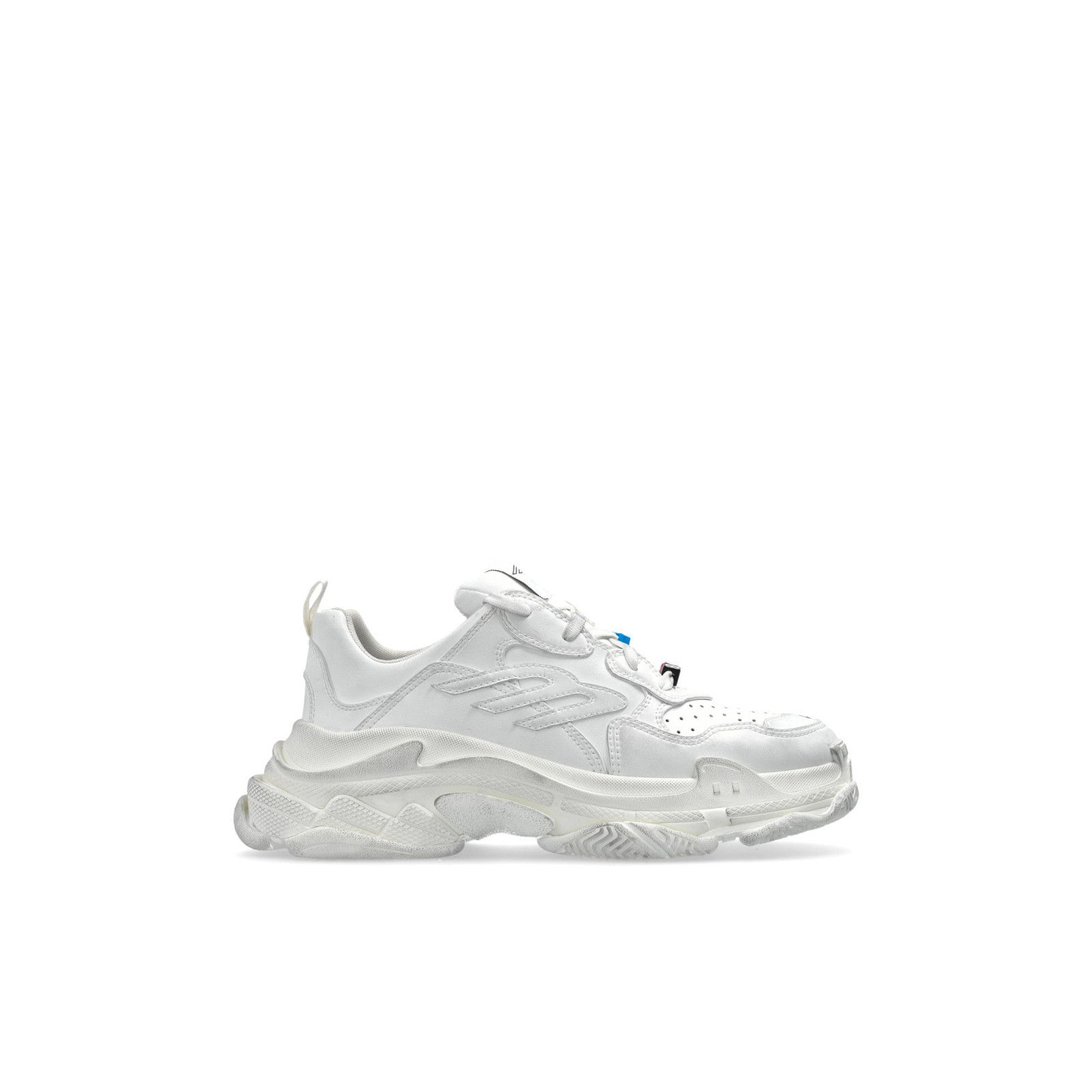 BALENCIAGA Triple S Sporty Men's White Sneakers New & Authen