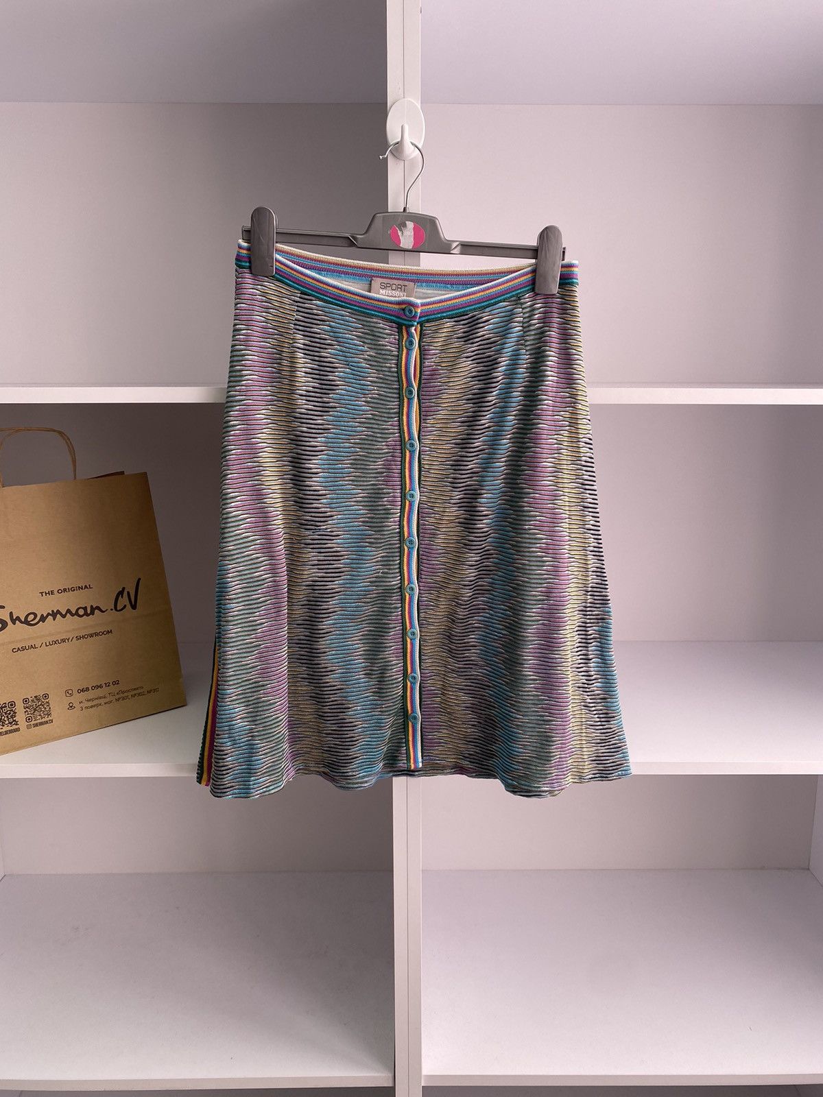 Designer × Missoni × Vintage Vintage Missoni sport women’s skirt Size M / US 6-8 / IT 42-44 - 3 Thumbnail