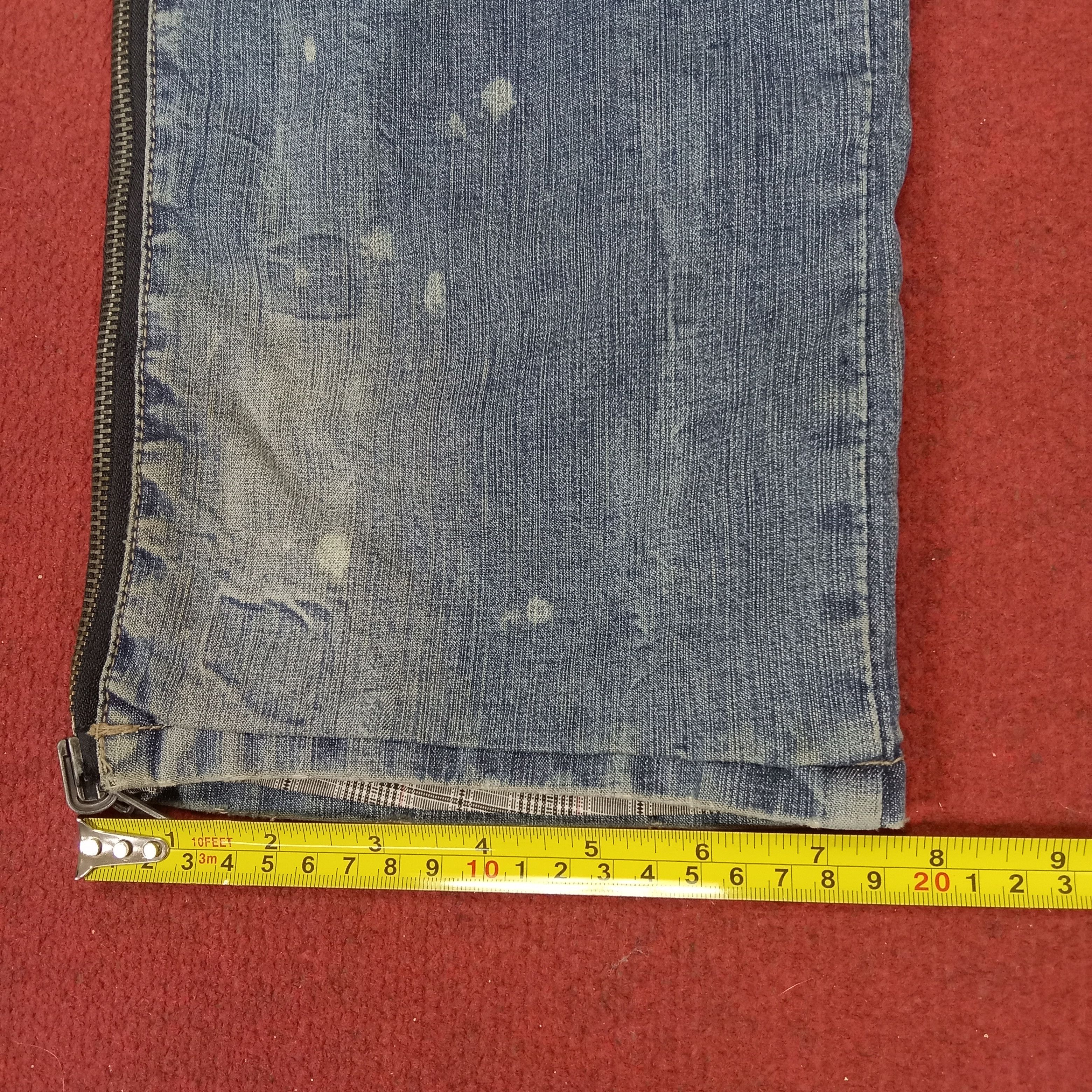 PPFM × Vintage PPFM Anarchy Denim Japanese Rare Fashion Design Jeans Size US 34 / EU 50 - 9 Thumbnail