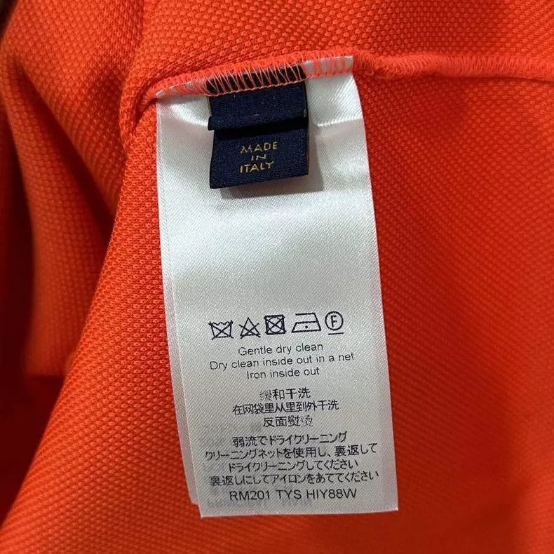 Louis Vuitton Orange Floral Logo Short Sleeve TShirt-2506 Size US S / EU 44-46 / 1 - 7 Thumbnail