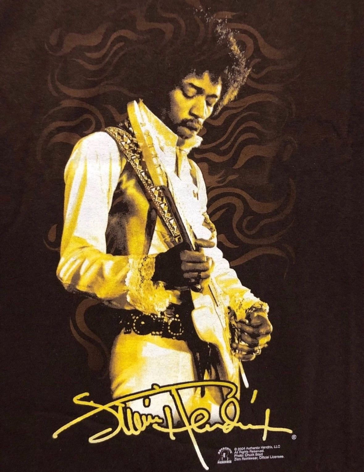 Zion Rootswear Jimi Hendrix Mens Graphic Shirt Size US XL / EU 56 / 4 - 2 Thumbnail