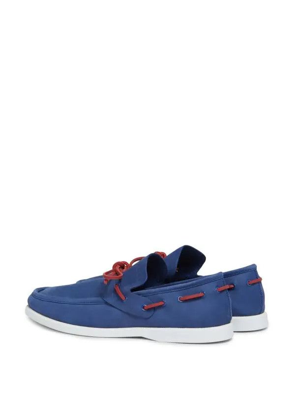 Marni o1w1db10426 Slip-On Leather Loafers in Blue Size US 10 / EU 43 - 3 Thumbnail