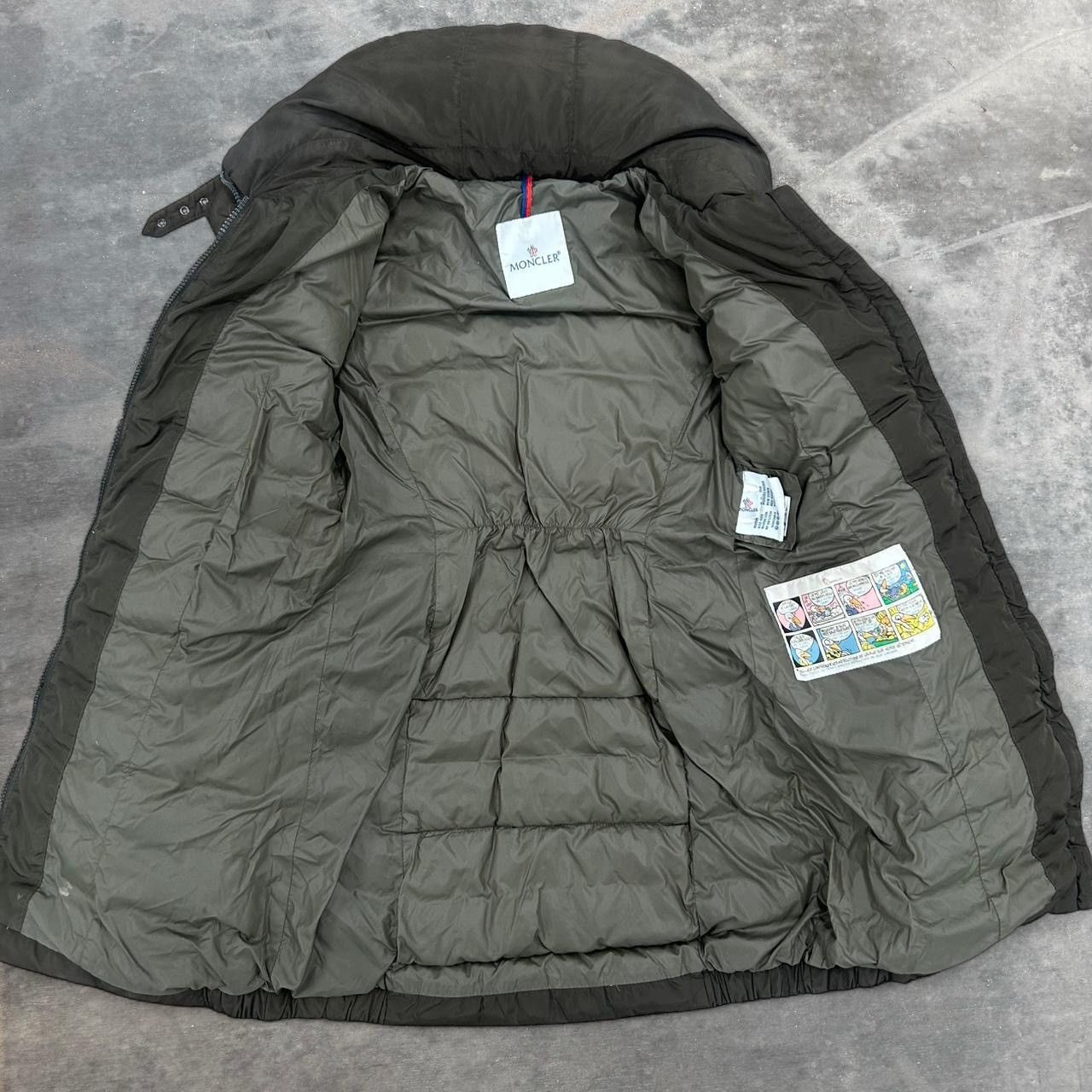 Moncler Moncler Women's Grey Genuine Long Down Puffer Coat Size 2 Size M / US 6-8 / IT 42-44 - 2 Thumbnail