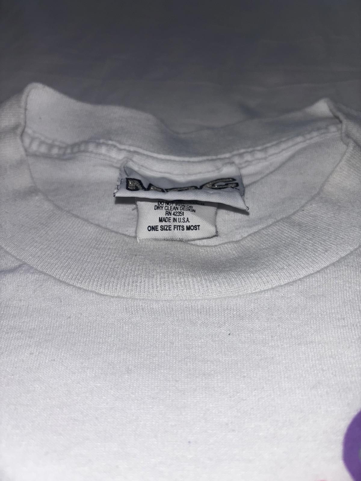 Designer Vintage MBC Summer Graphic Tee - White Size ONE SIZE - 5 Thumbnail