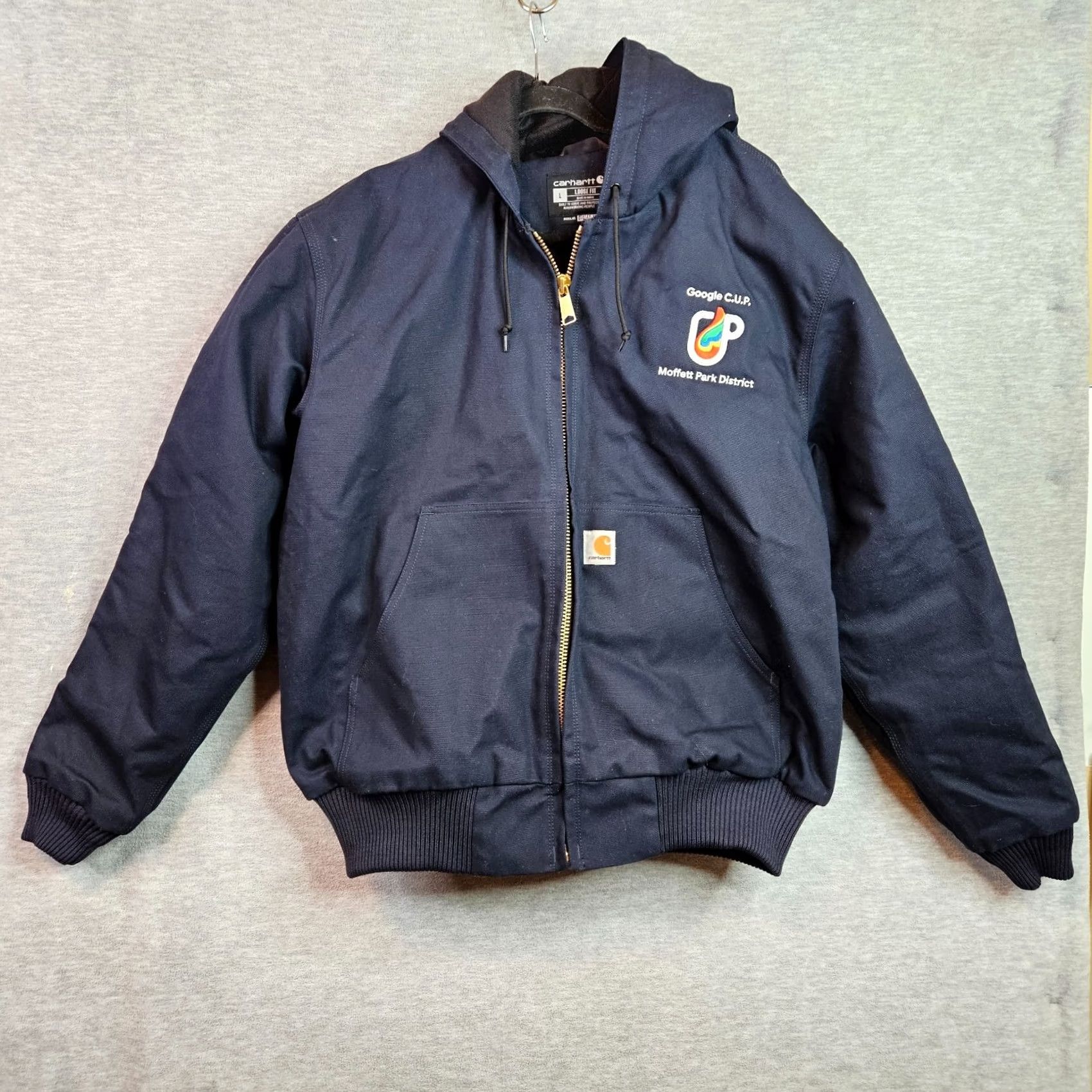 Carhartt Carhartt Jacket Men L Navy Full Zip Heavyweight Canvas Coat Size US L / EU 52-54 / 3 - 2 Thumbnail