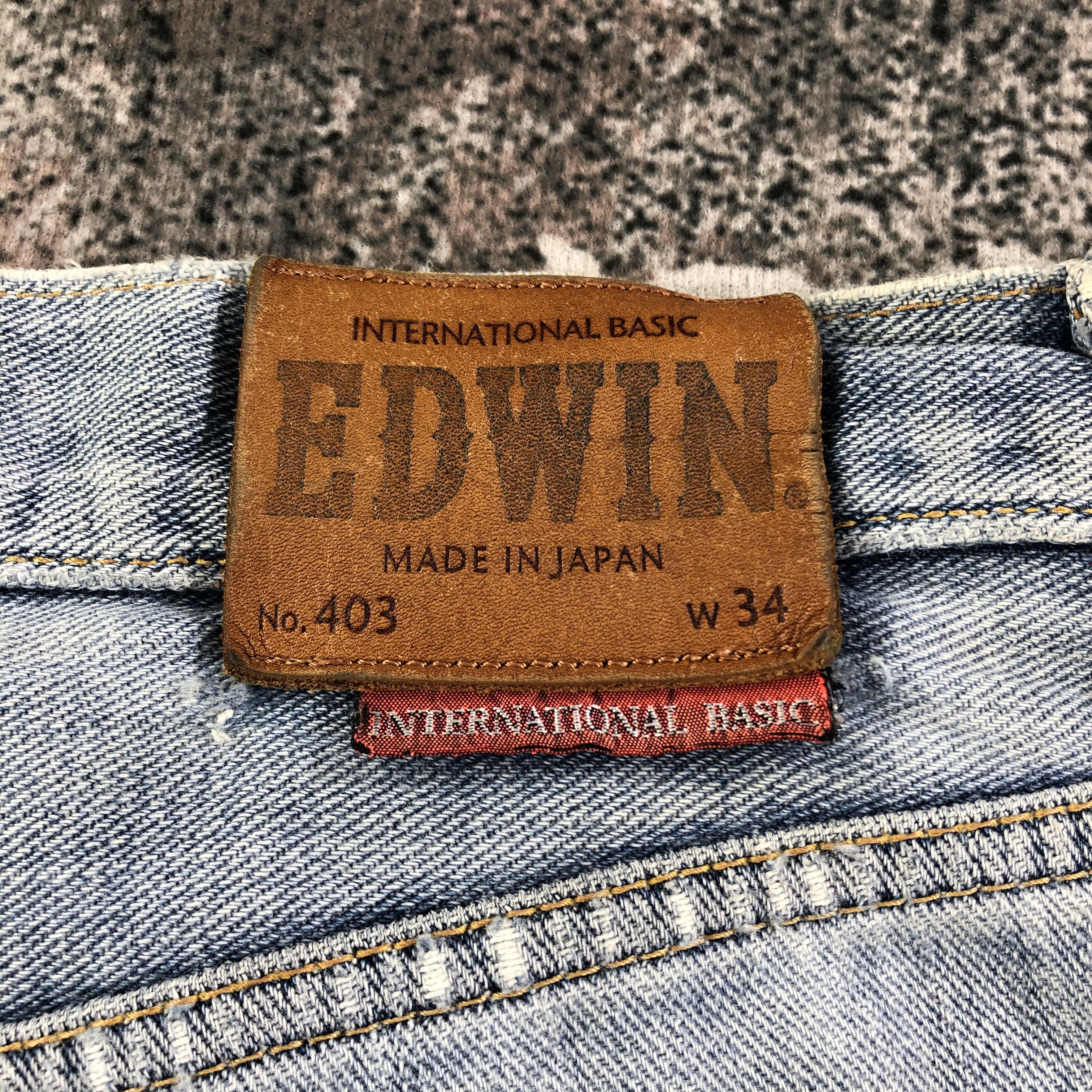 Edwin Vintage Edwin 403 Jeans Medium Wash Denim KJ1898 Size US 34 / EU 50 - 5 Thumbnail