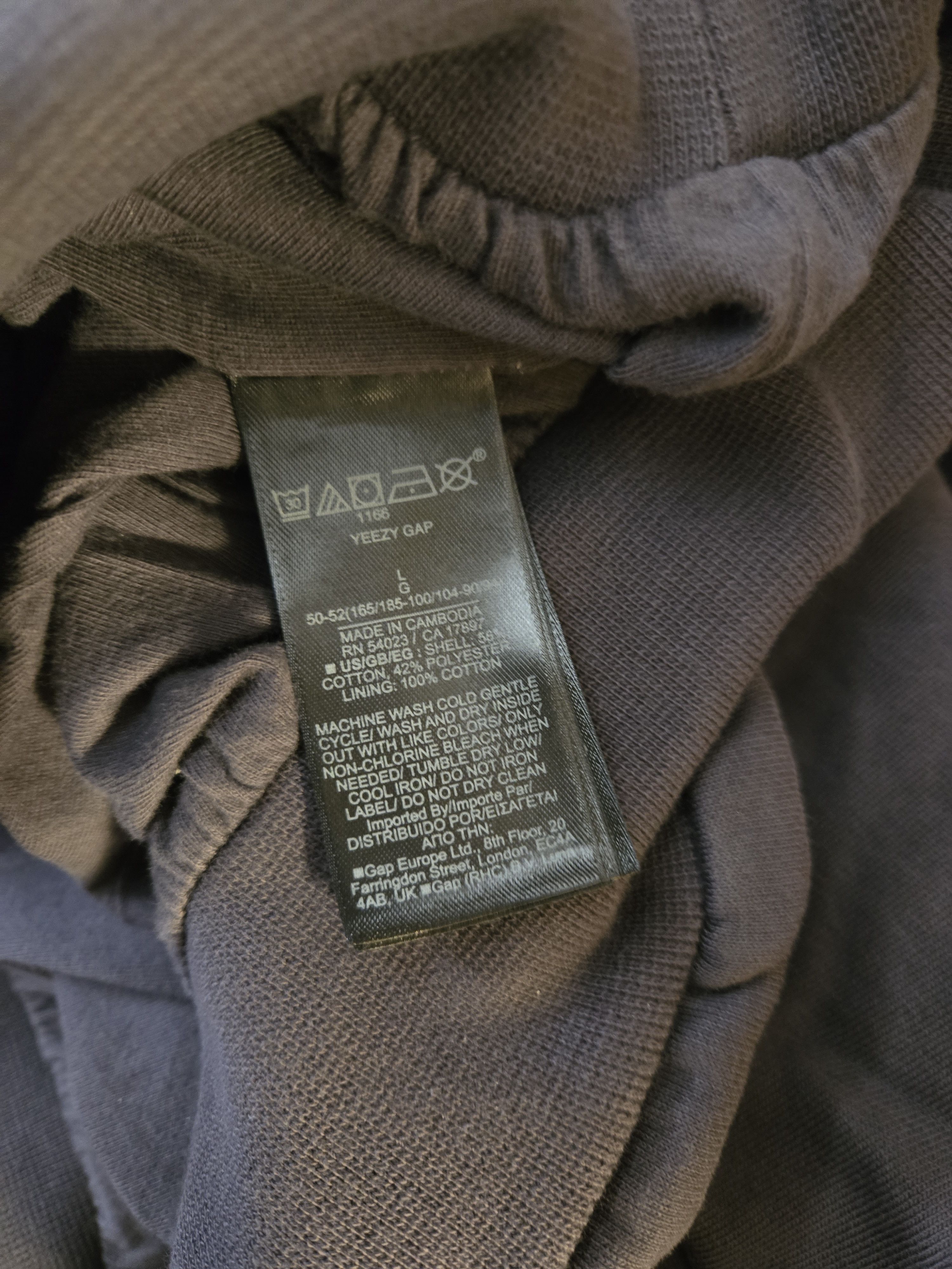 Gap Yeezy gap logo hoodie dark grey Size large Size US L / EU 52-54 / 3 - 3 Thumbnail