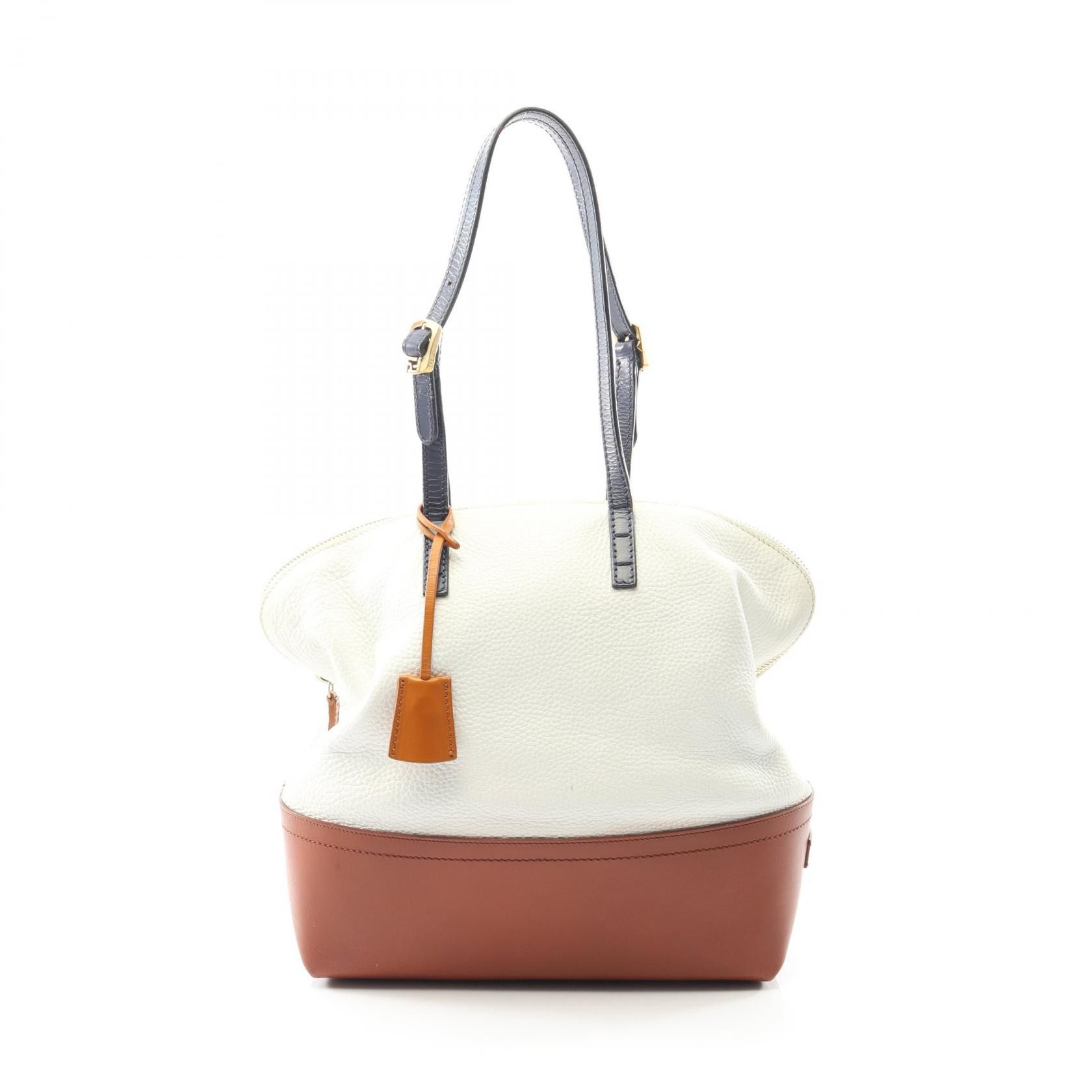 Fendi Fendi Fendi Pequin Leather Shoulder Bag Leather Shoulder Bag 8BN232 DUTY FREE for USA Size ONE SIZE - 1 Thumbnail