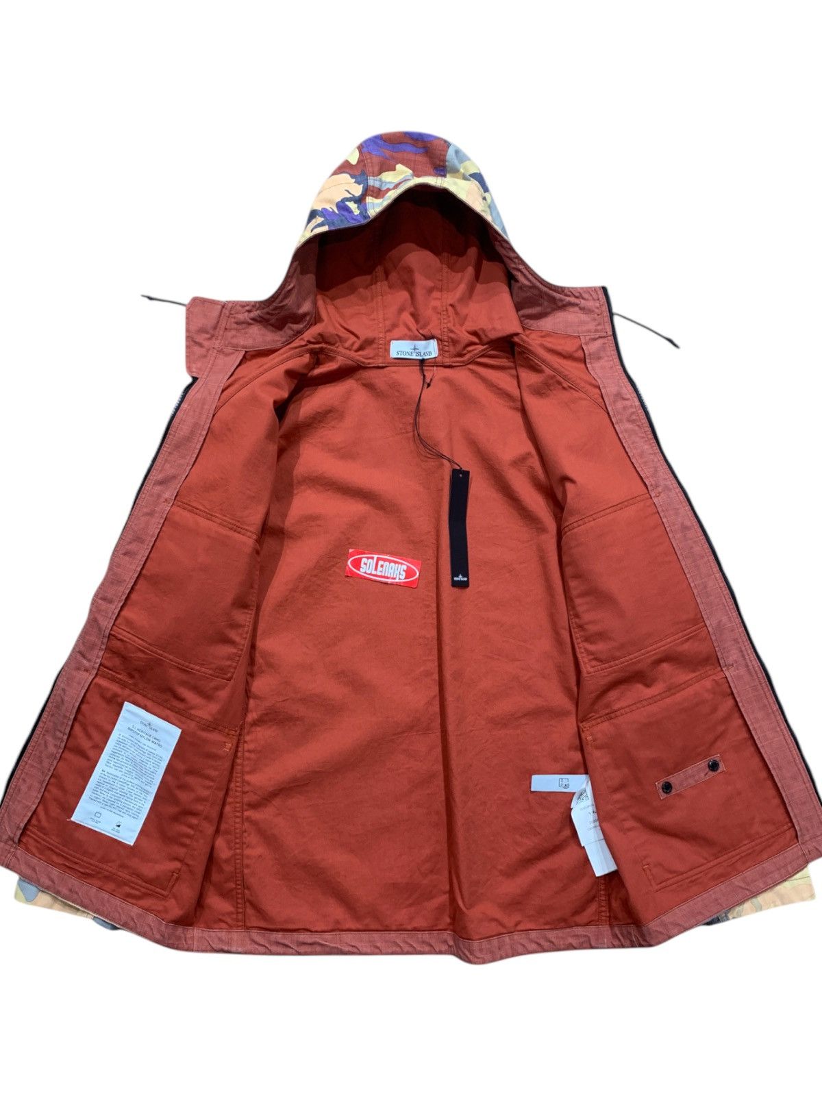 Stone Island Heritage camo ripstop nylon watro jacket Size US L / EU 52-54 / 3 - 11 Thumbnail