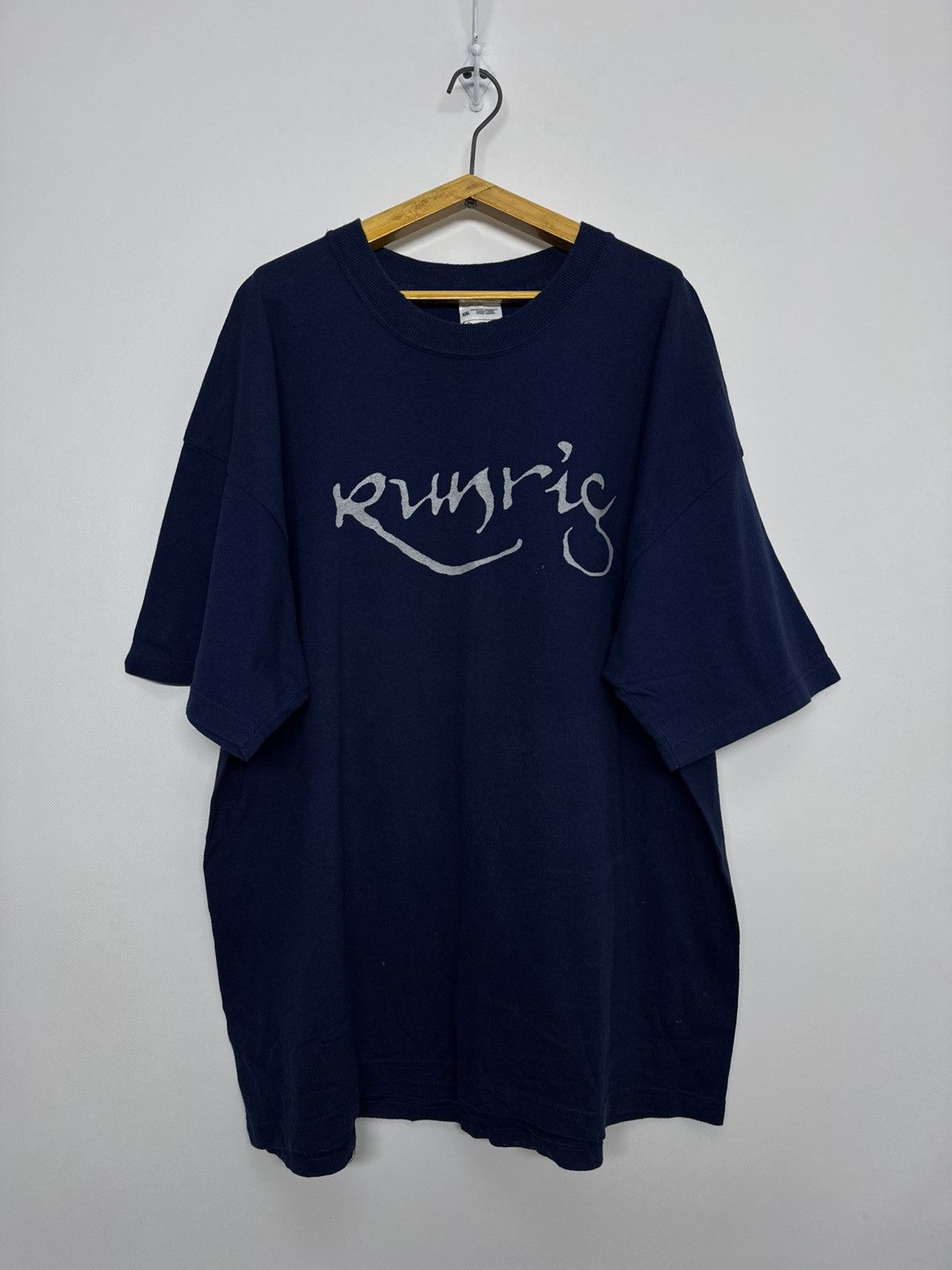 Fruit Of The Loom RARE 90s Runrig The Big Wheel Band T Shirt Vintage Size US XXL / EU 58 / 5 - 6 Thumbnail