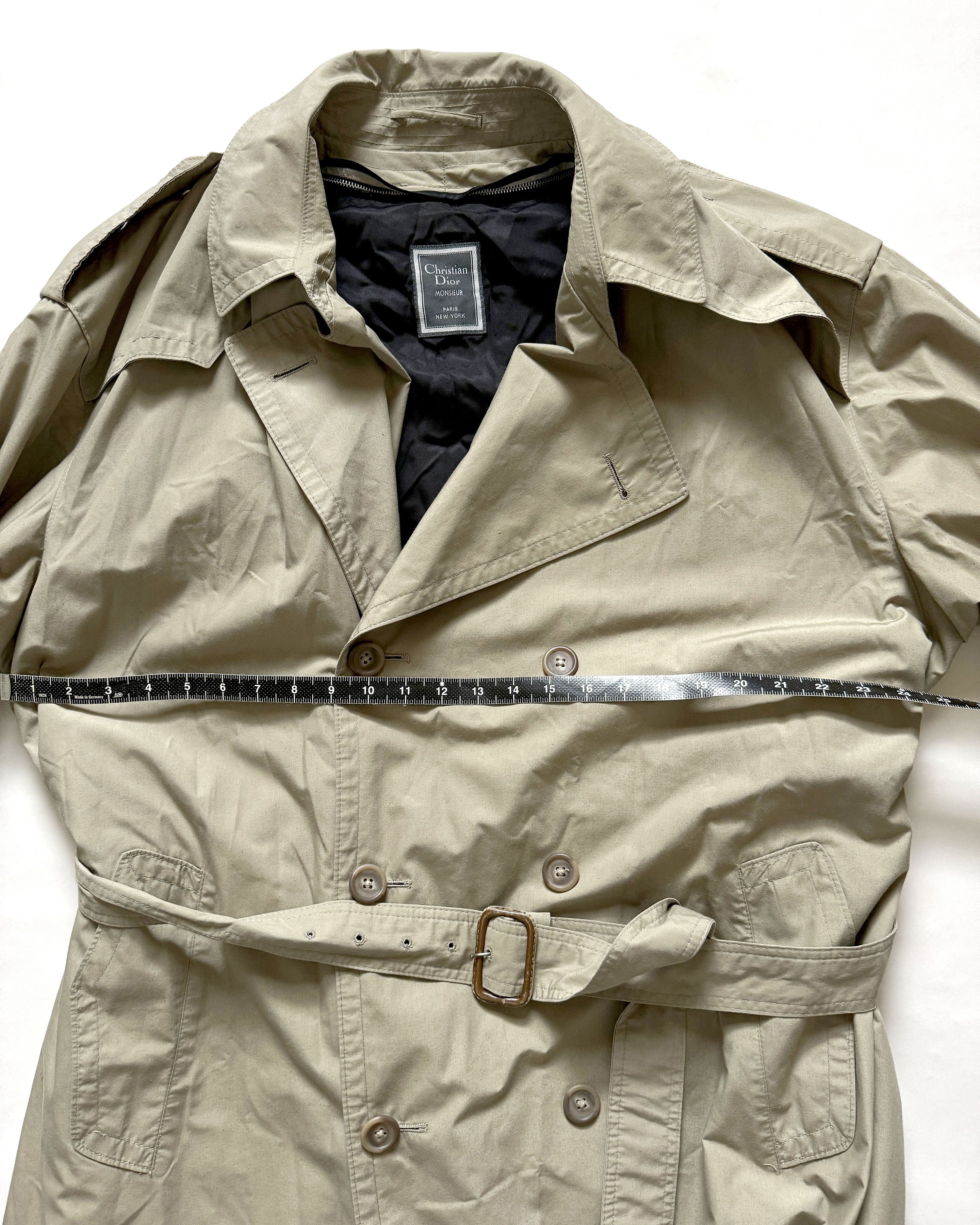 Christian Dior Monsieur Lightweight lined archive Dior trenchcoat Size US L / EU 52-54 / 3 - 9 Thumbnail