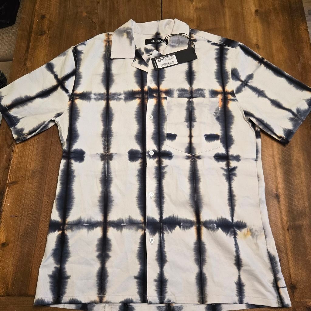 Nahmias Nahmias Tye Dye Button Up Size S NWT Size US S / EU 44-46 / 1 - 1 Thumbnail