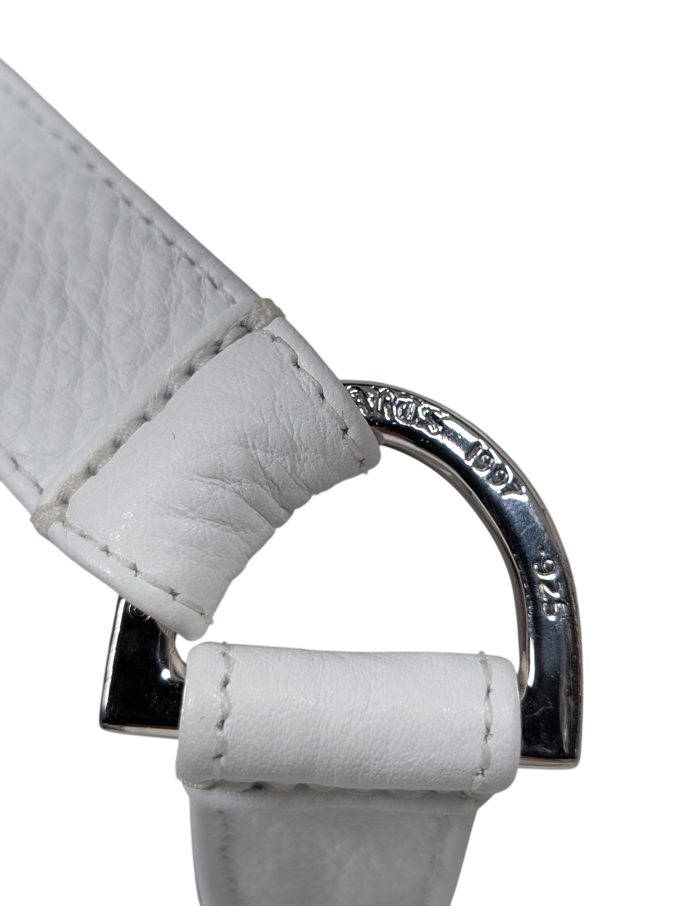 Chrome Hearts NIP & TUCK STAR PATCH WHITE LEATHER CHROME HEARTS BAG SMALL Size ONE SIZE - 5 Thumbnail