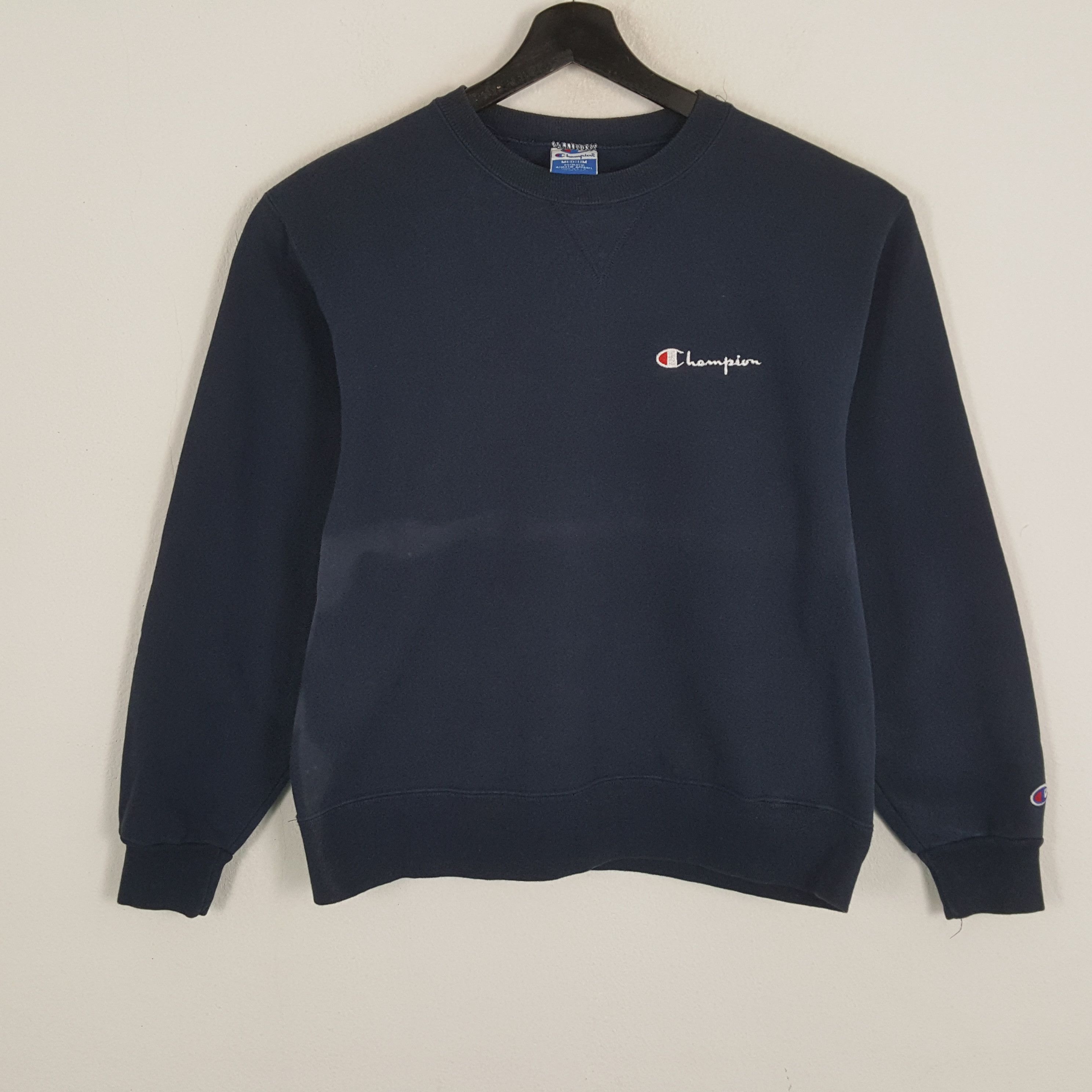 Champion × Vintage CHAMPION Small Logo Design Streetwear Style Sweatshirt Size US M / EU 48-50 / 2 - 1 Thumbnail