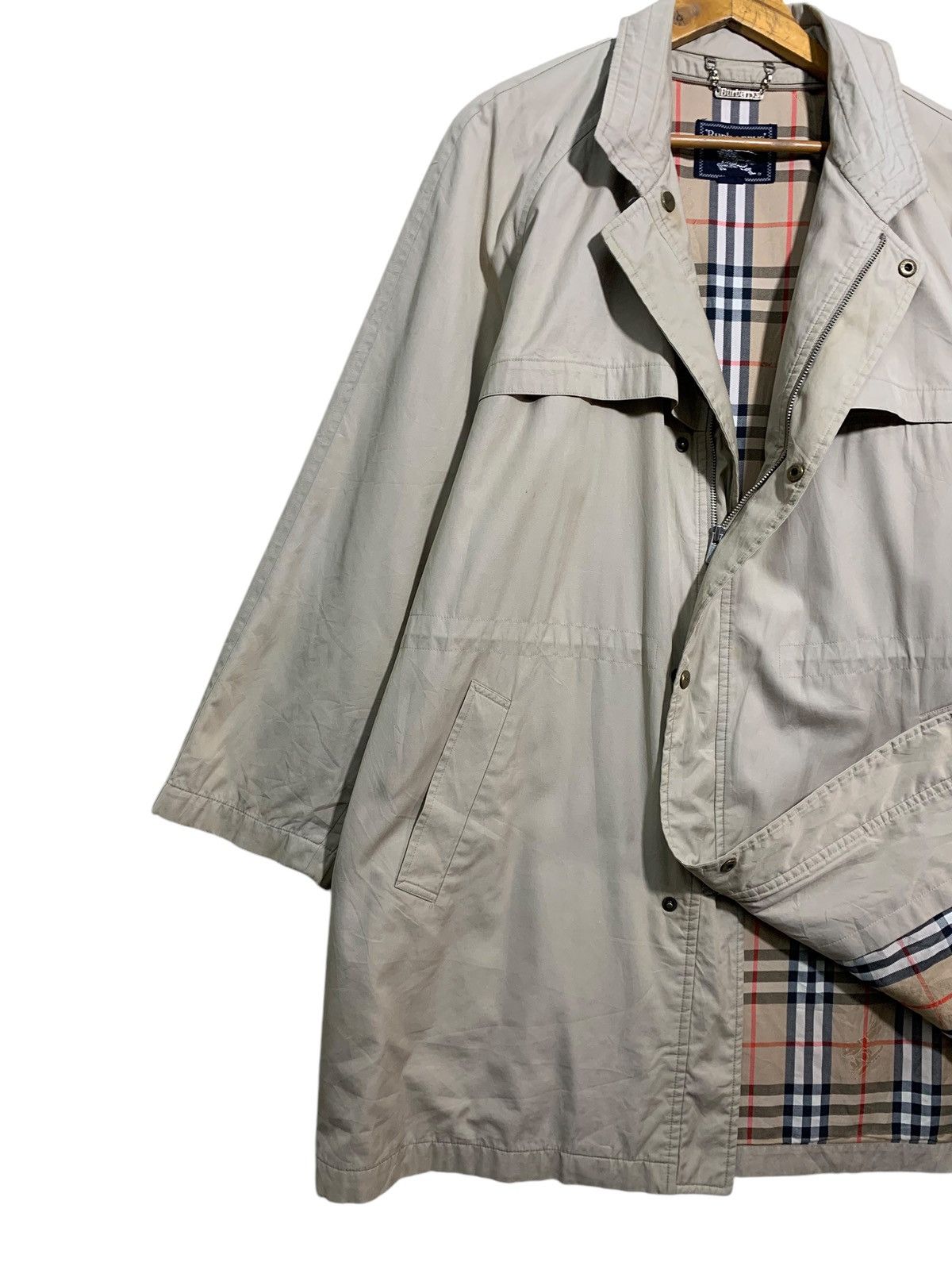Burberry × Burberry Prorsum 🔥VTG BURBERRY NOVACHECK DRAWSTRING JACKETS Size US L / EU 52-54 / 3 - 2 Thumbnail