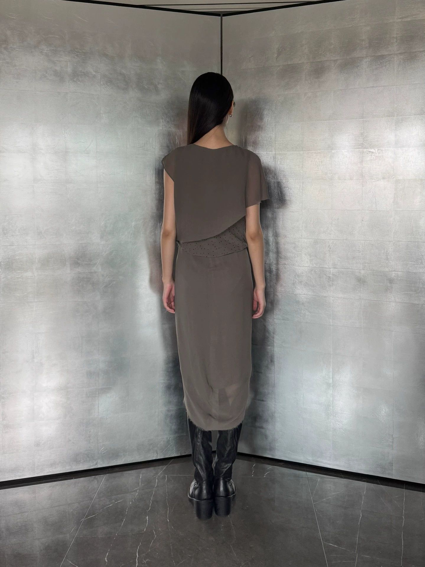 Helmut Lang Helmut Lang Vintage Double Mesh Two-Piece Dress size 2 Size XS / US 0-2 / IT 36-38 - 5 Thumbnail