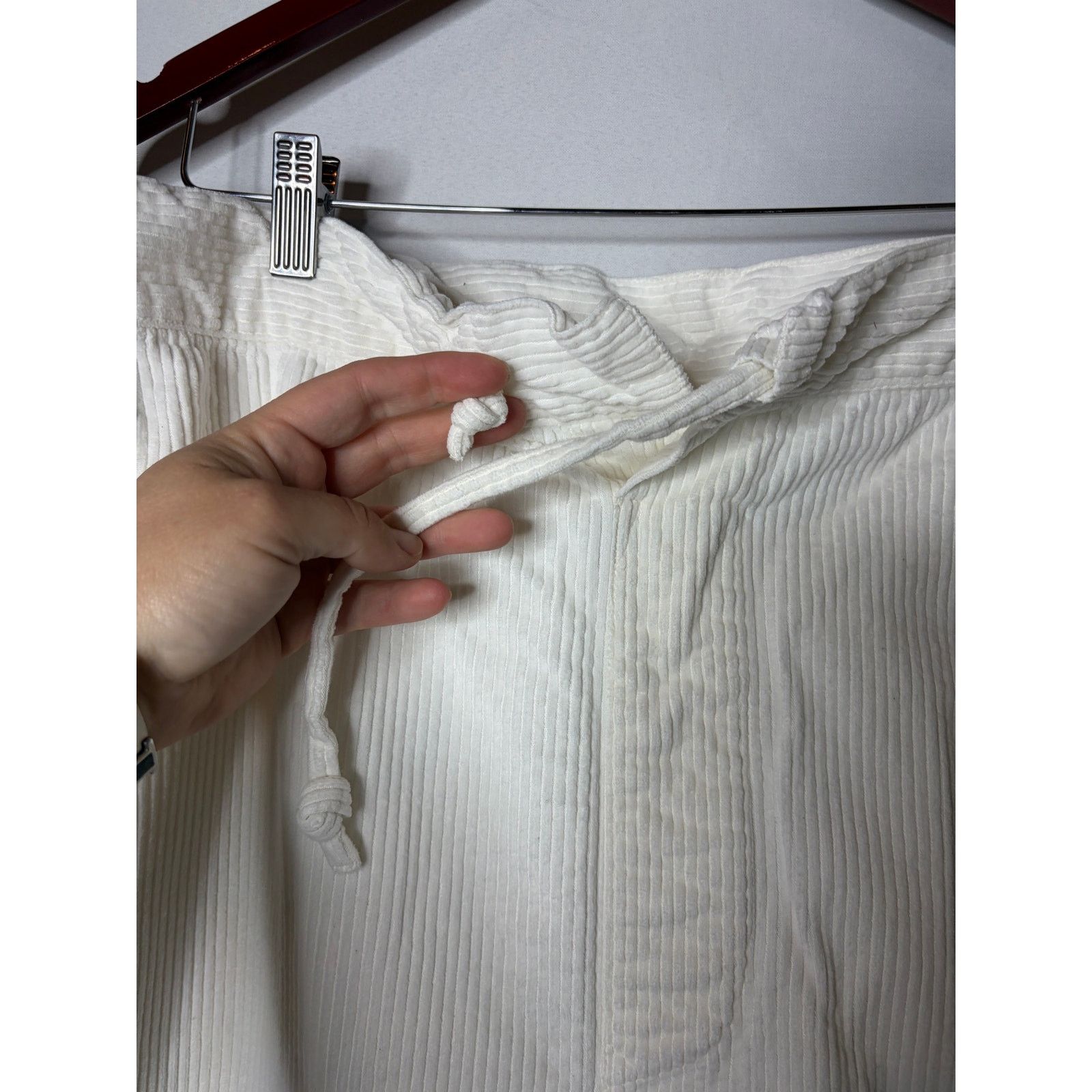 Other Egg Trading London white corduroy cropped pants One Size Size 30" / US 8 / IT 44 - 3 Thumbnail