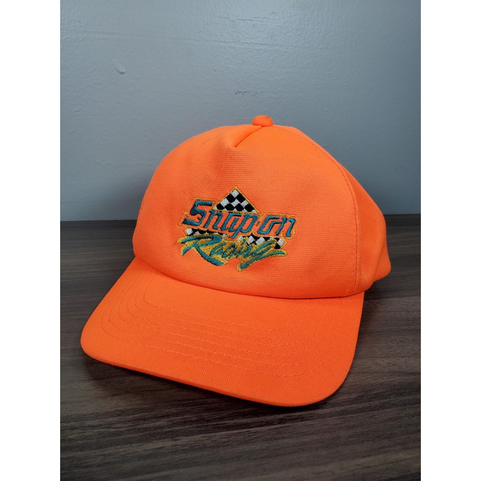 NASCAR × Vintage Snap-On Racing Hat Blaze Orange Snapback Cap Tools 90s Size ONE SIZE - 2 Thumbnail