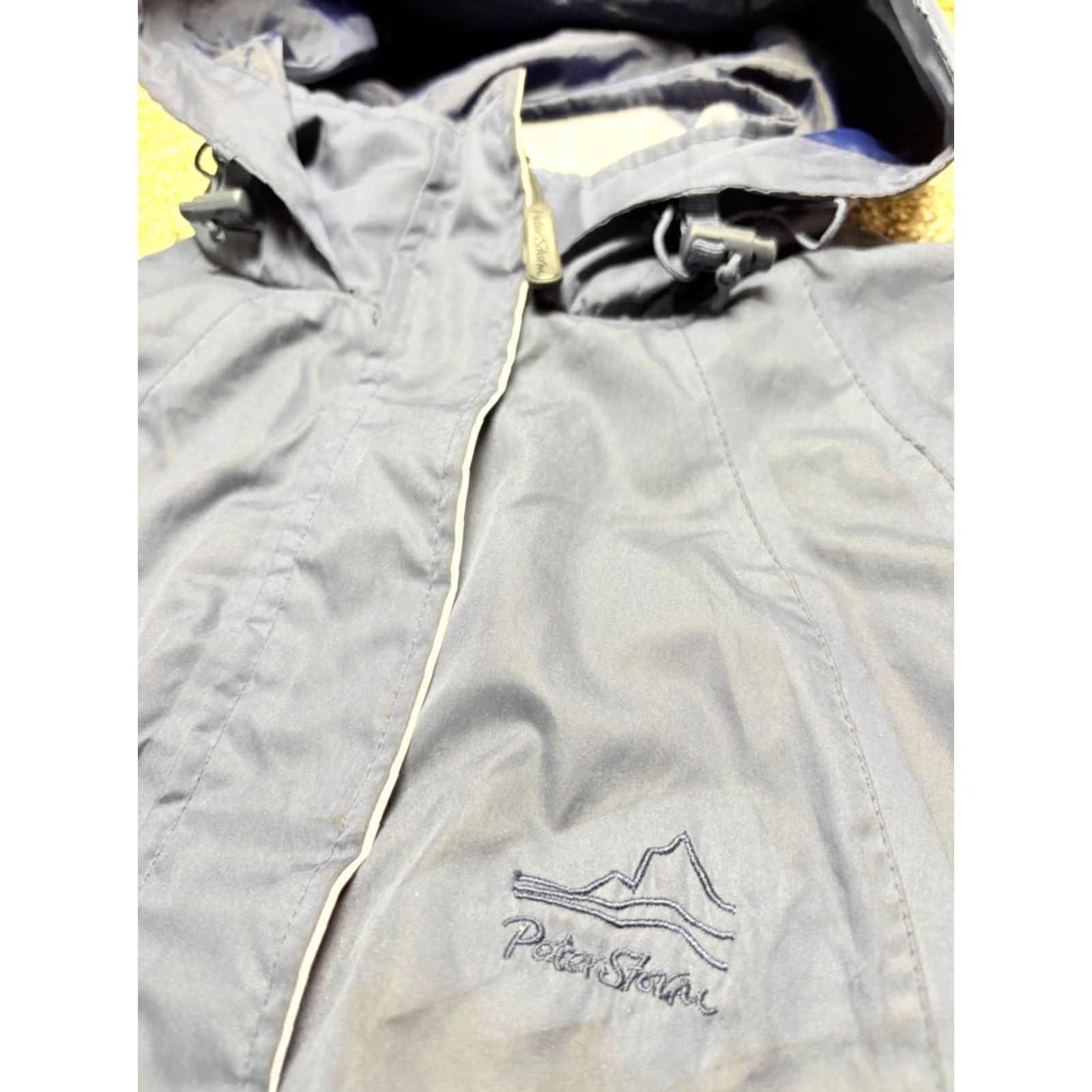 Vintage Peter Storm Jacket Mens 8 Navy Full Zip StormTech Hooded Lightweight Waterproof Jacket Size US M / EU 48-50 / 2 - 5 Thumbnail