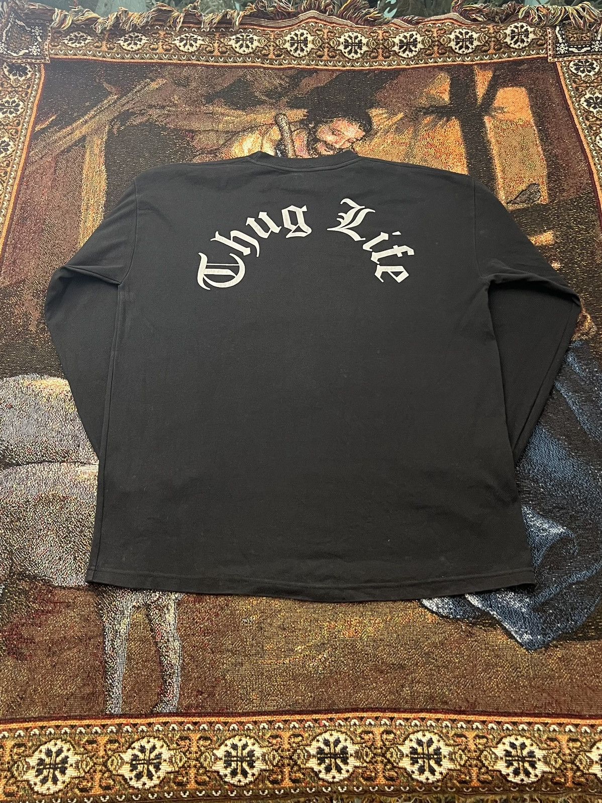 Vintage Vintage 2pac LS Size US XL / EU 56 / 4 - 3 Thumbnail