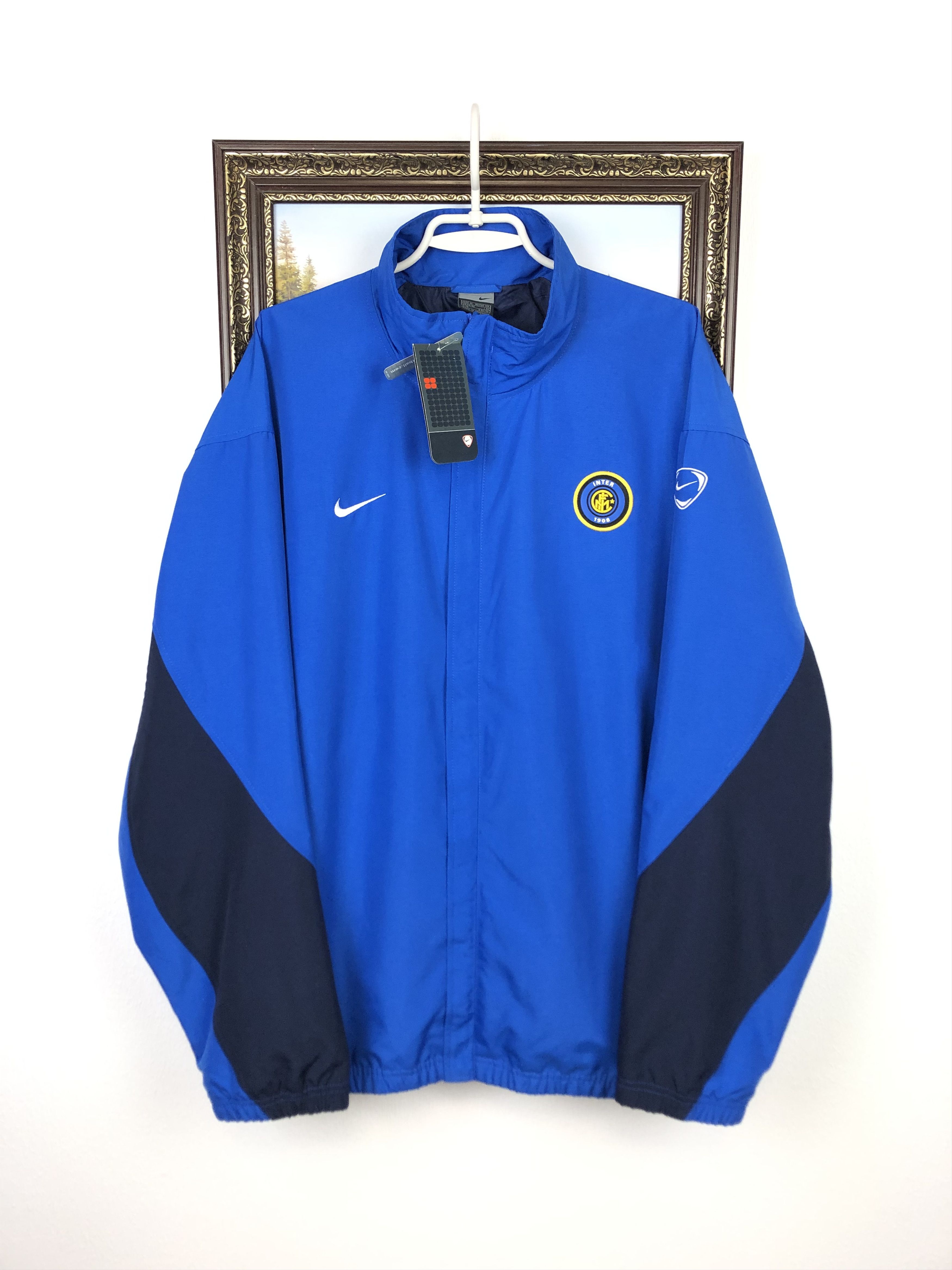 Vintage Nike Inter Milan Football Jacket Soccer Track Top