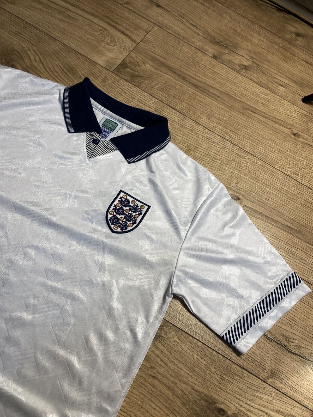 Other England 1990 World Cup Retro Football Shirt Score Draw sz-M Size US M / EU 48-50 / 2 - 2 Thumbnail