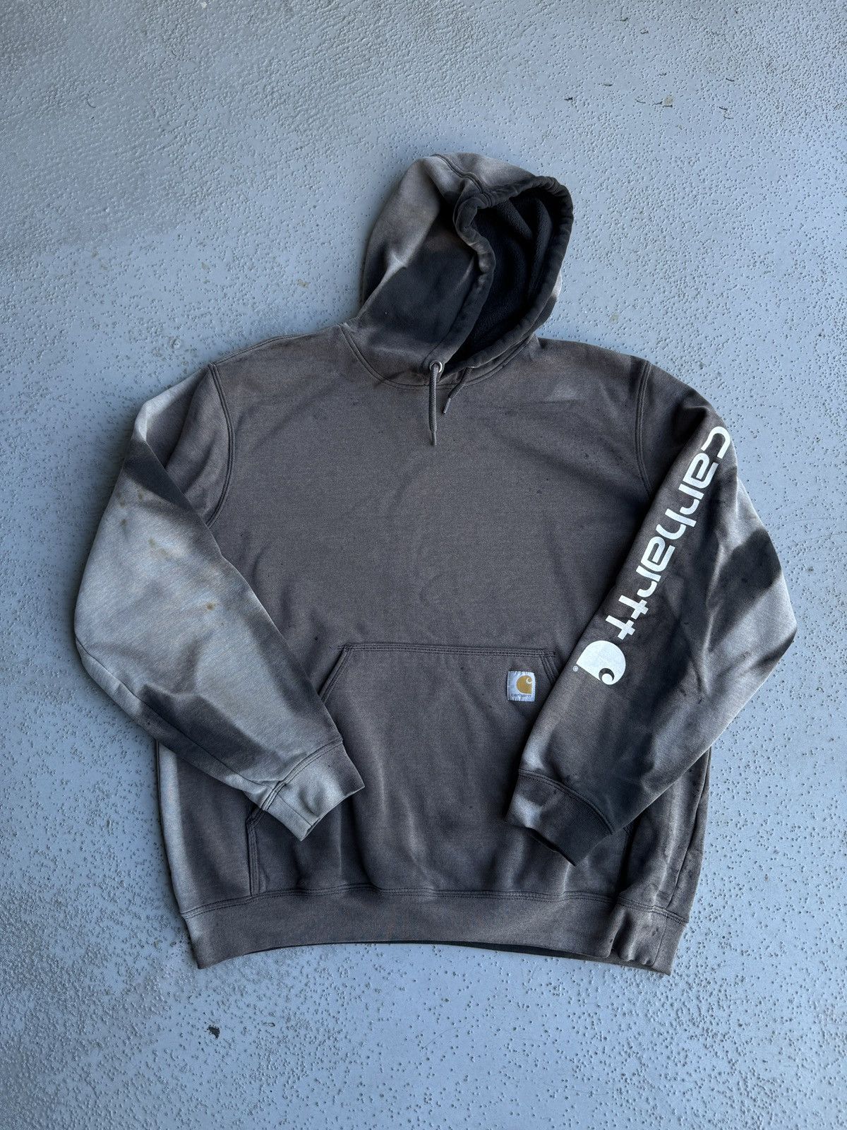 Carhartt PERFECTLY faded gray CARHARTT hoodie Large Size US L / EU 52-54 / 3 - 7 Thumbnail