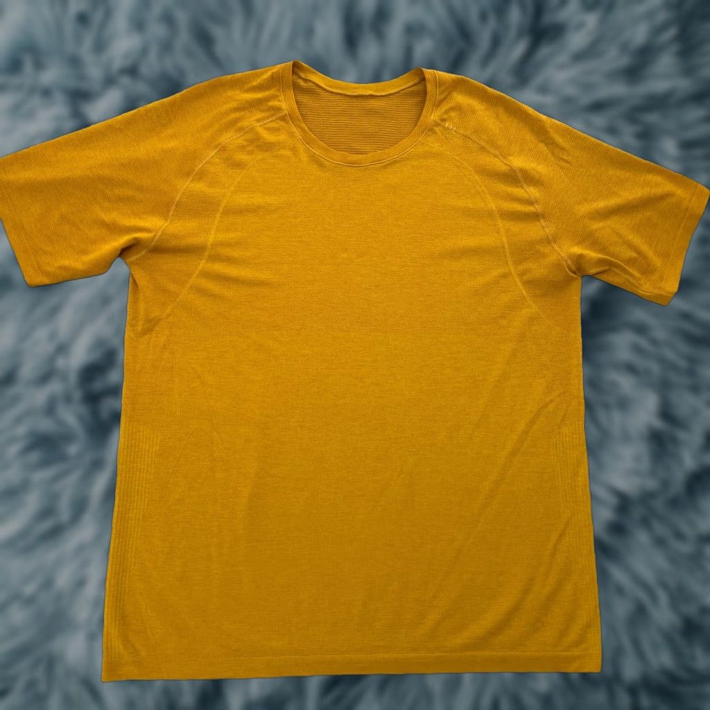 Lululemon Lululemon Metal Vent Tech Shirt Adult 2XL Yellow Short Sleeve Crew Neck Mens XXL Size US XXL / EU 58 / 5 - 1 Thumbnail