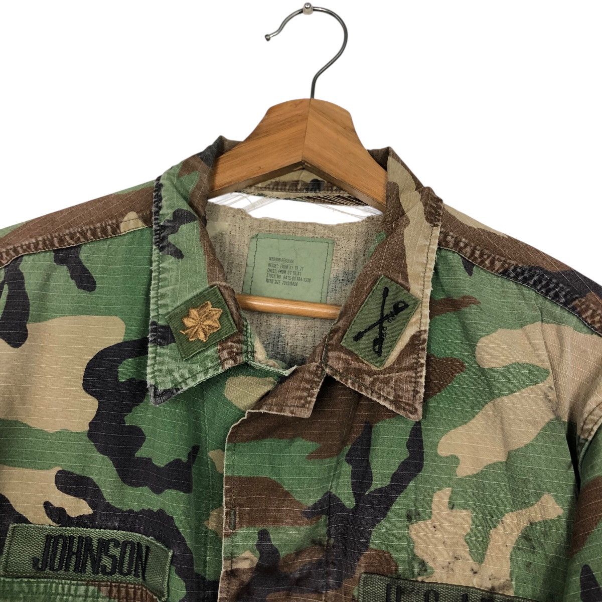 Vintage 📌Vintage Chore Work Jacket Military Us Air Force Camouflage Size US M / EU 48-50 / 2 - 13 Thumbnail