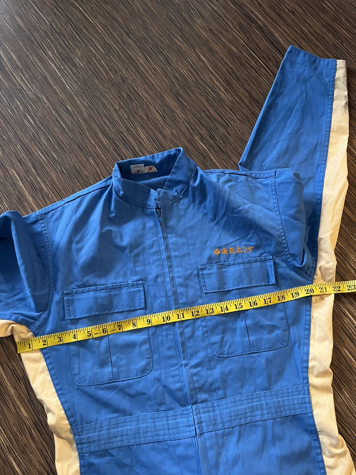 Japanese Brand × Vintage 80s vintage Japanese mechanic overalls jumpsuit worker Size US S / EU 44-46 / 1 - 15 Thumbnail