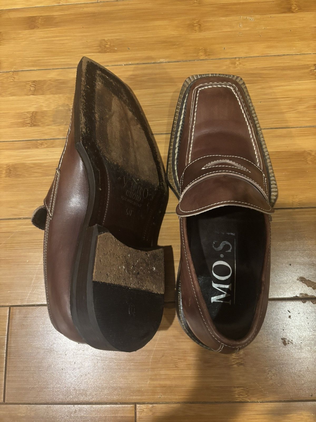 VERRI Verri Vero Cuoio leather shoes.of-907 Size US 7 / EU 40 - 5 Thumbnail