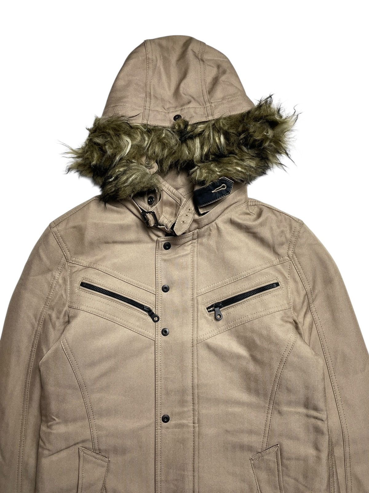 BUFFALO BOBS 2000’s Hideaways Nicole - Apocalypse Style Fur Parka Jacket Size US M / EU 48-50 / 2 - 4 Thumbnail