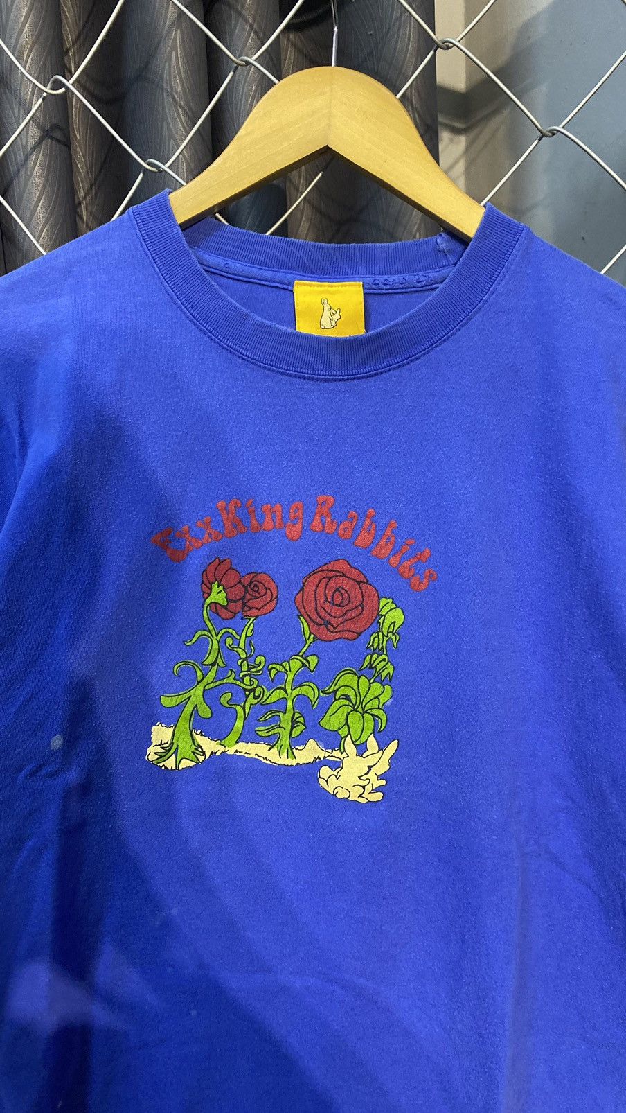 FR2 × Vintage Smoking Kills FR2 xx distress Tshirt Blue Size US M / EU 48-50 / 2 - 7 Thumbnail