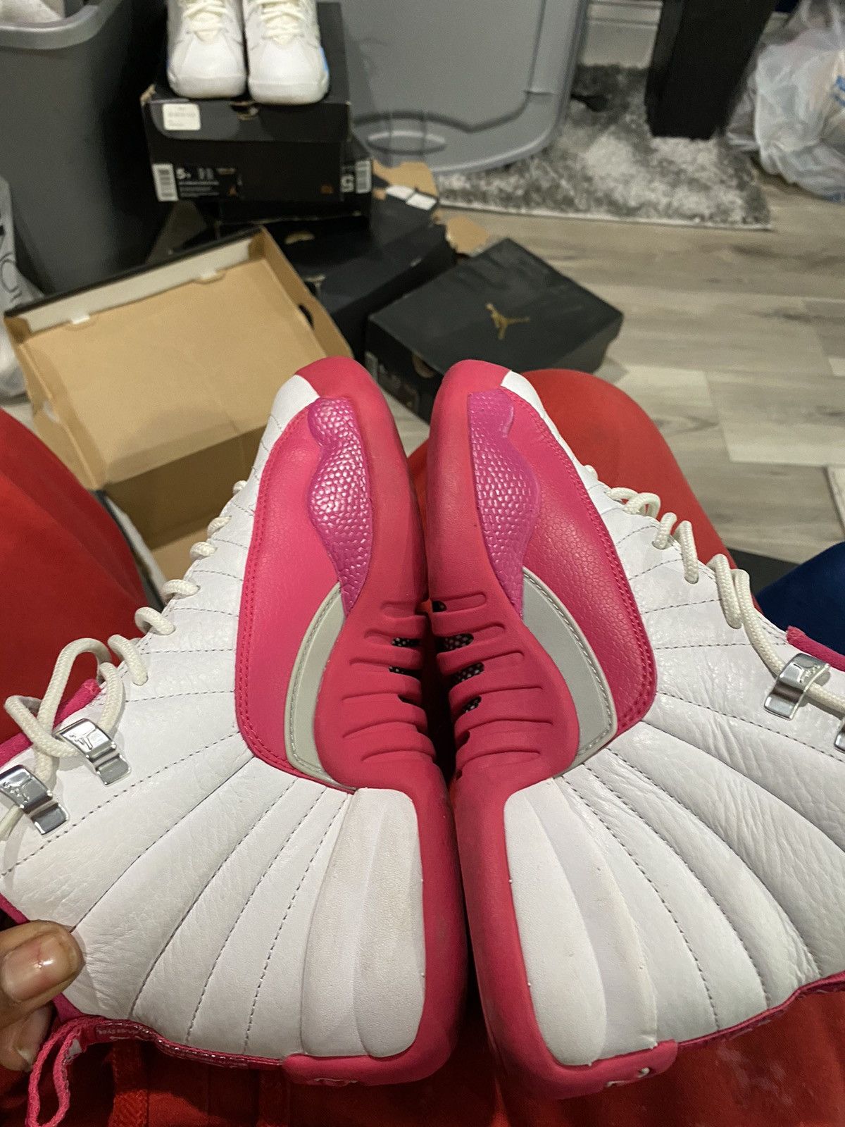 Jordan Brand Dynamic Pink 12s Size US 5 / EU 37 - 2 Thumbnail