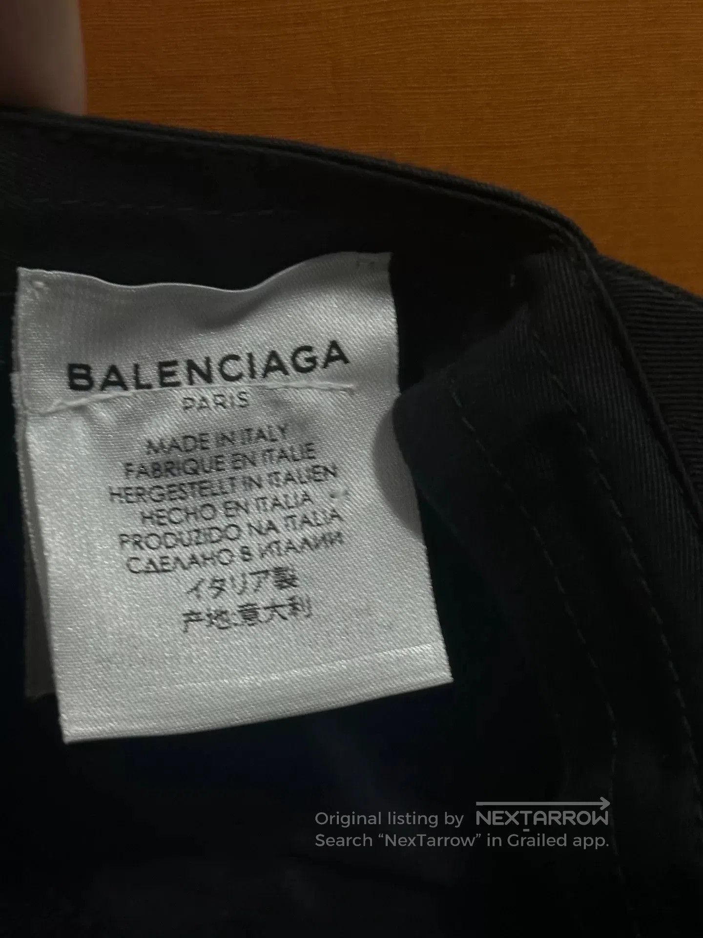 Balenciaga Balenciaga Embroidered Logo Baseball Cap. Size ONE SIZE - 6 Thumbnail