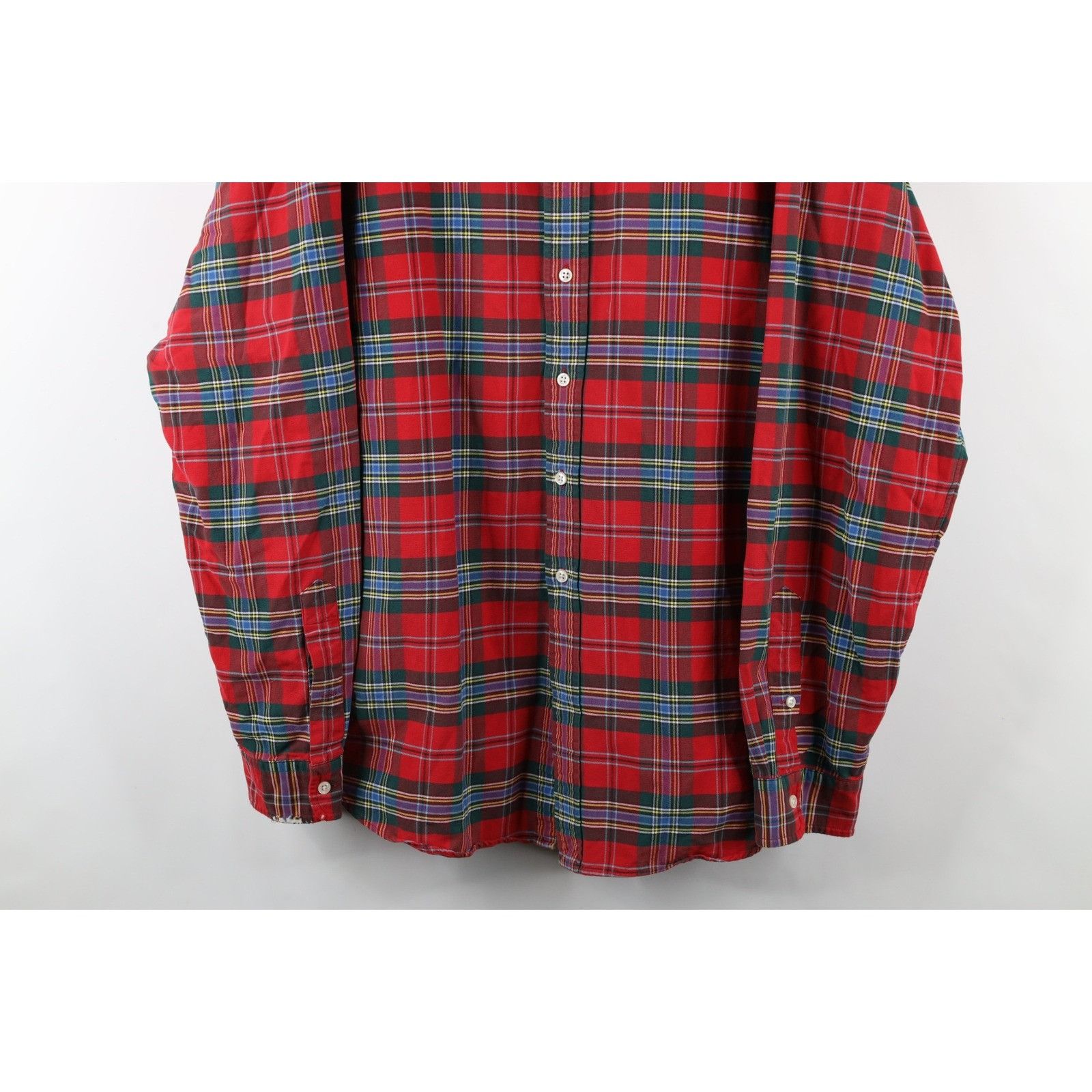 Polo Ralph Lauren Vintage 90s Ralph Lauren Heavyweight Button Down Shirt Size US XXL / EU 58 / 5 - 3 Thumbnail