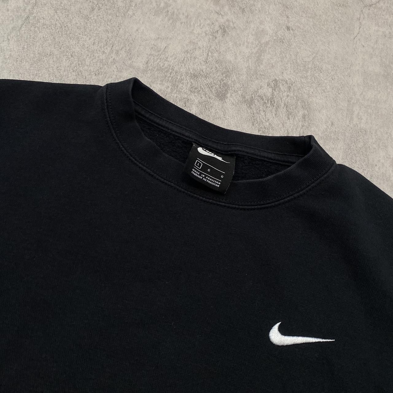 Nike Black Nike crewneck sweatshirt with white logo Size US L / EU 52-54 / 3 - 3 Thumbnail