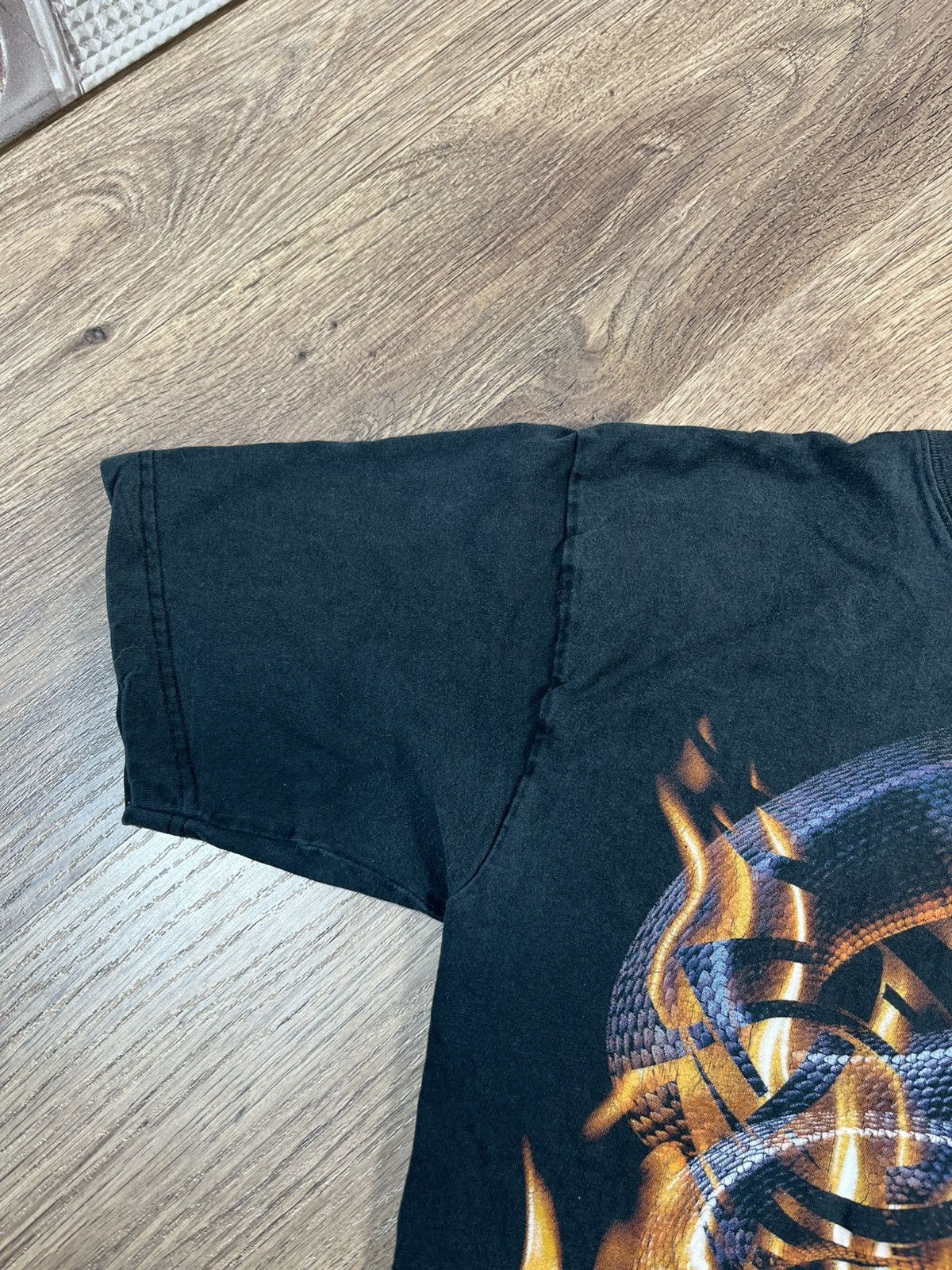 Other Vintage 90s Rattlesnake in Flames 🔥 T Shirt Size US XL / EU 56 / 4 - 6 Thumbnail